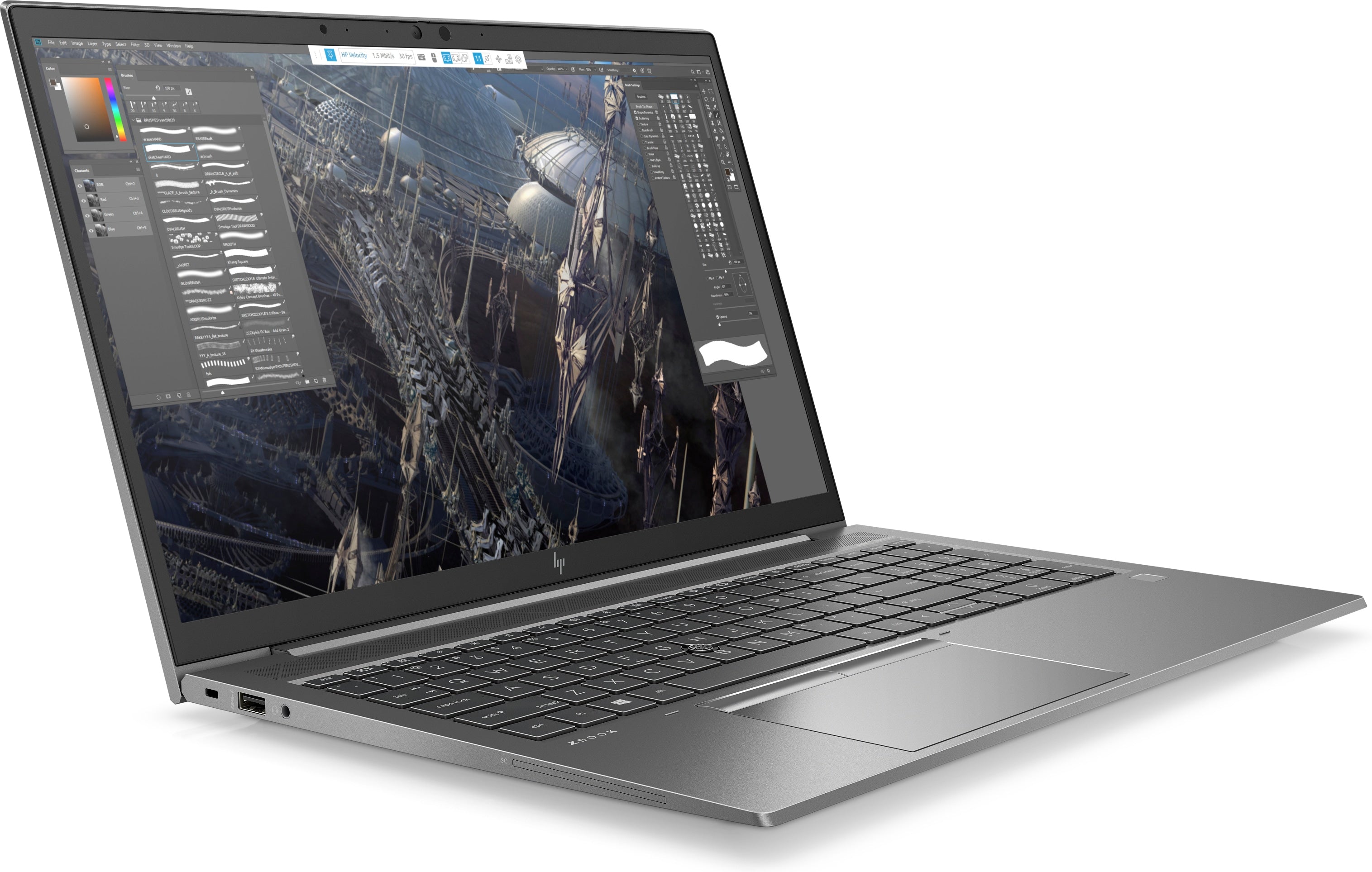 HP ZBook Firefly 15 G7 15.6" FHD Mobile Workstation, Intel i7-10810U, 1.10GHz, 32GB RAM, 1TB SSD, Win11P - J5-ZF15G7A04 (Refurbished)