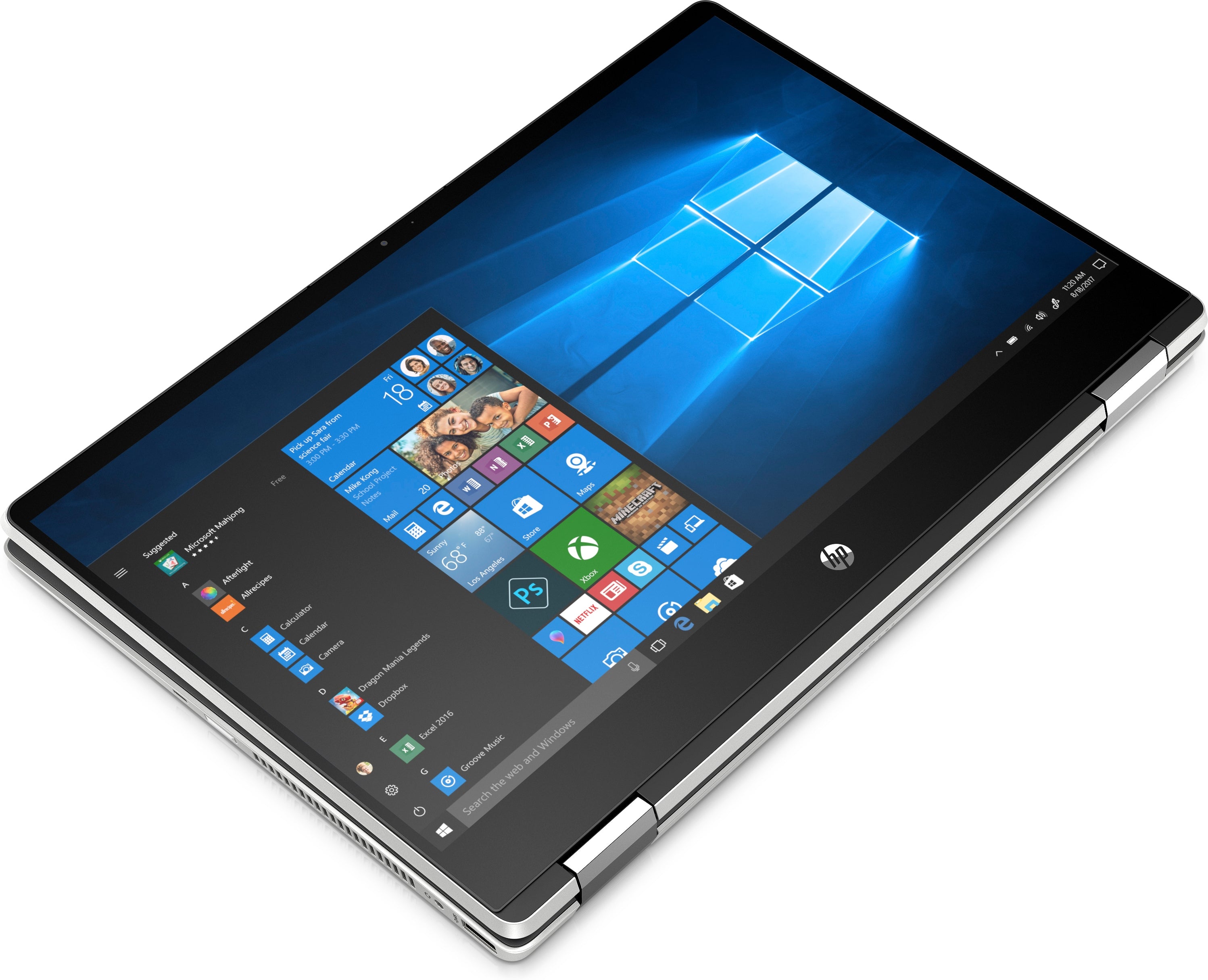 HP Pavilion x360 14-dh2085cl 14" FHD Convertible Notebook, Intel i5-1035G1, 1.0GHz, 16GB RAM, 512GB SSD, Win10H- 208M8UA#ABA (Refurbished)