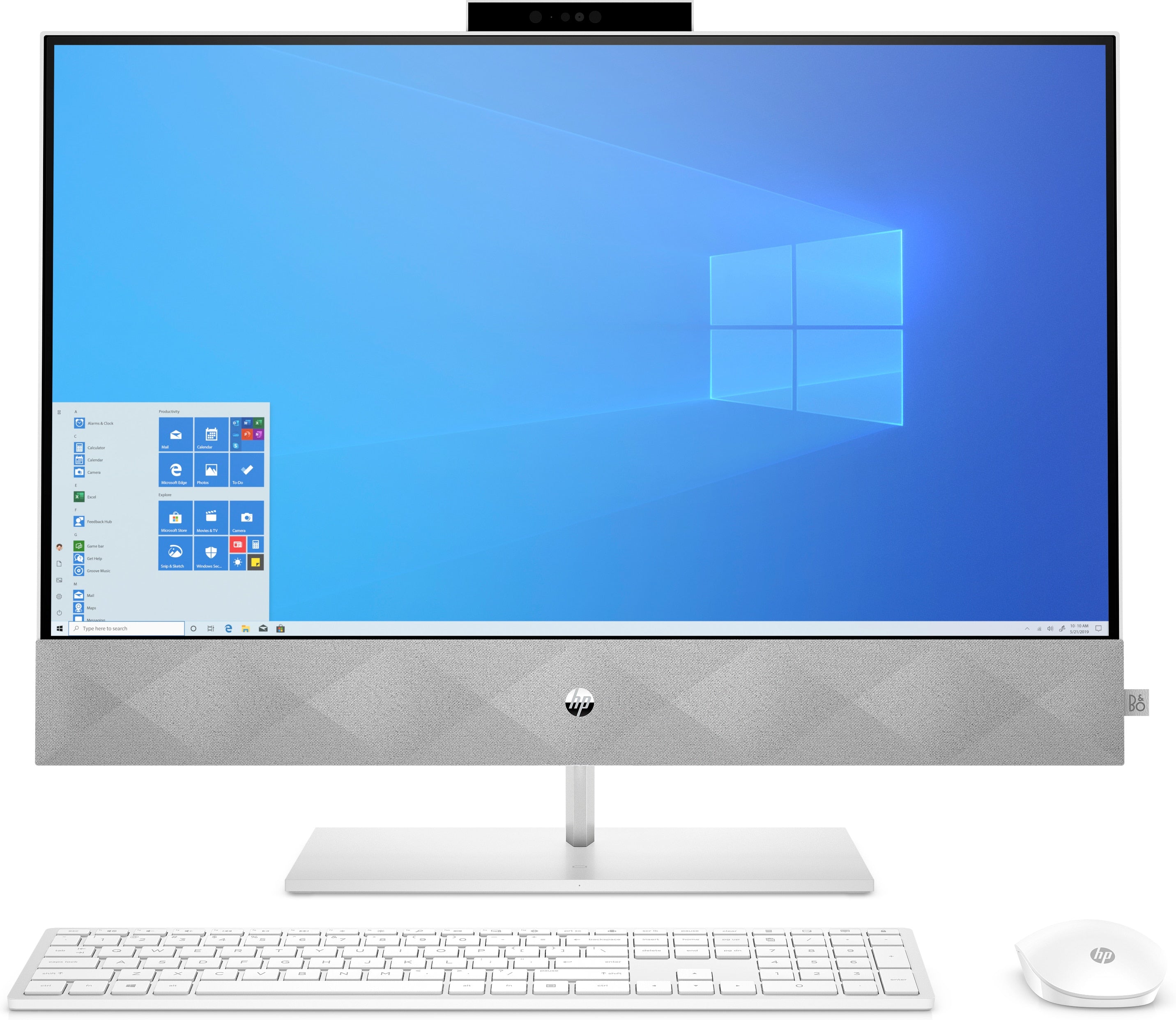 HP Pavilion 27-d1340t 27" QHD All-in-One PC, Intel i7-11700T, 1.40GHz, 16GB RAM, 256GB SSD, 1TB HDD, W10H - 20W67AA#ABA (Certified Refurbished)