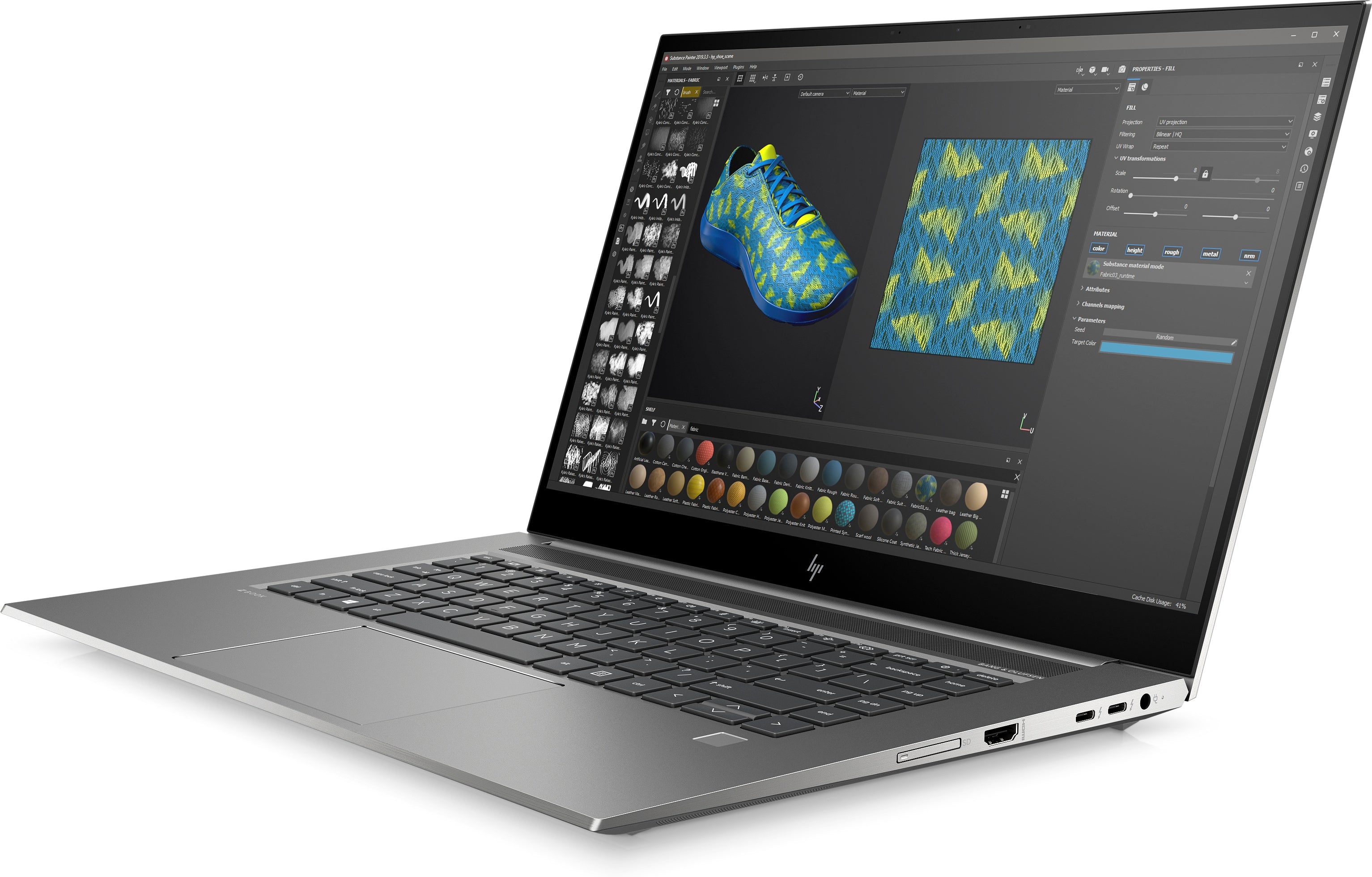 HP ZBook Studio G7 15.6" FHD Mobile Workstation, Intel i5-10400H, 2.60GHz, 16GB RAM, 256GB SSD, Win10P - 21X89UT#ABA