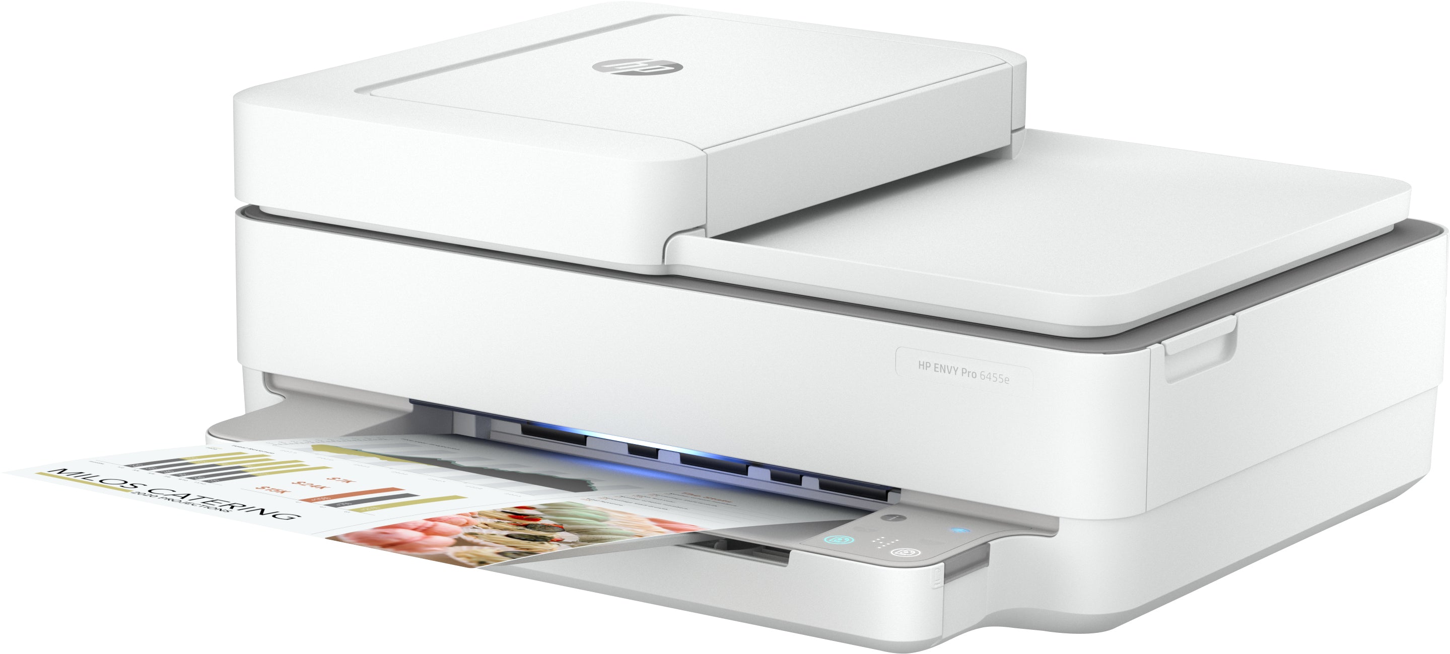 HP ENVY 6455e All-in-One Color Inkjet Printer, Print/Copy/Scan, 10/7 ppm, 256MB, USB, WiFi - 223R1A#B1H