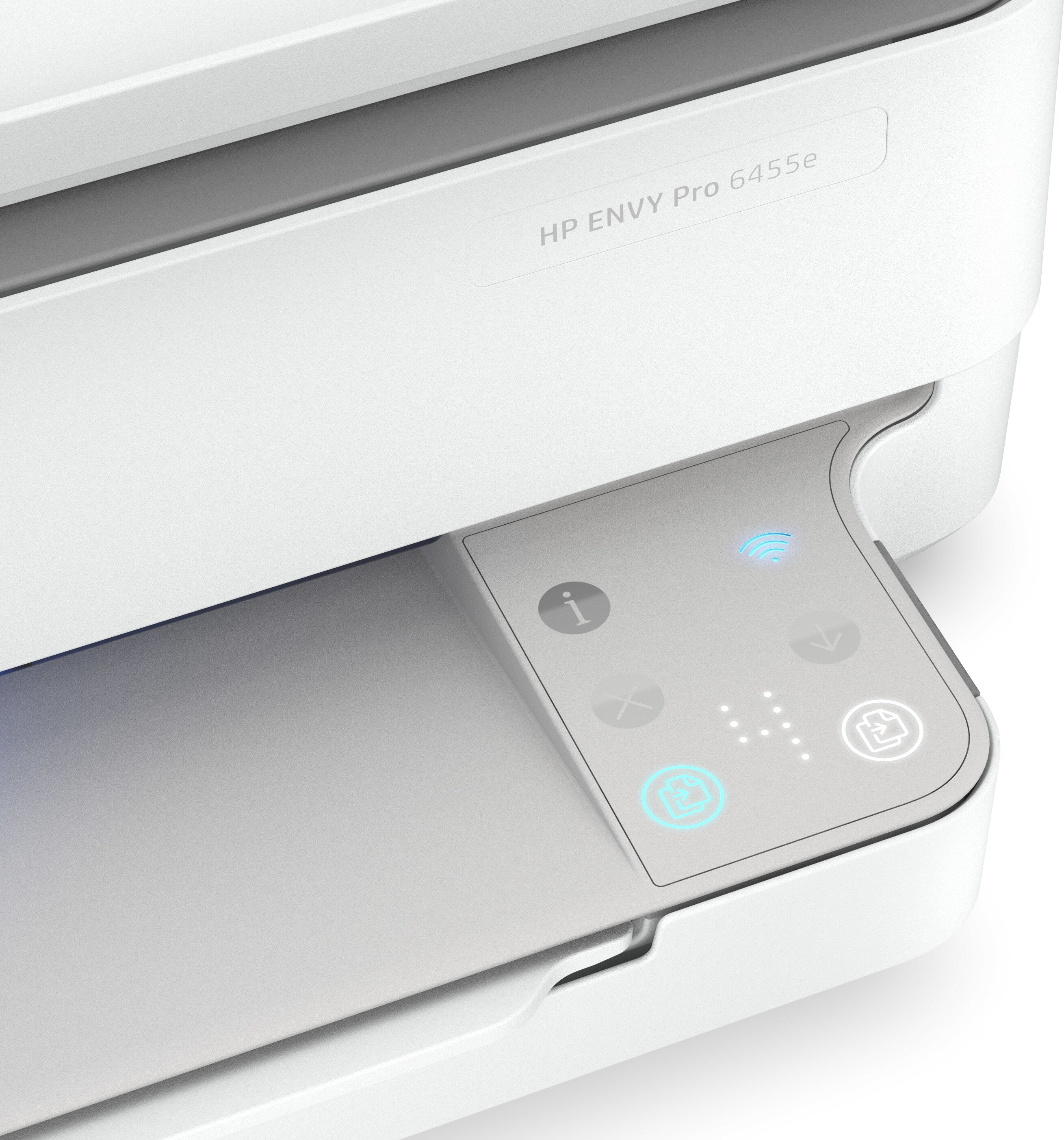 HP ENVY 6455e All-in-One Color Inkjet Printer, Print/Copy/Scan, 10/7 ppm, 256MB, USB, WiFi - 223R1A#B1H