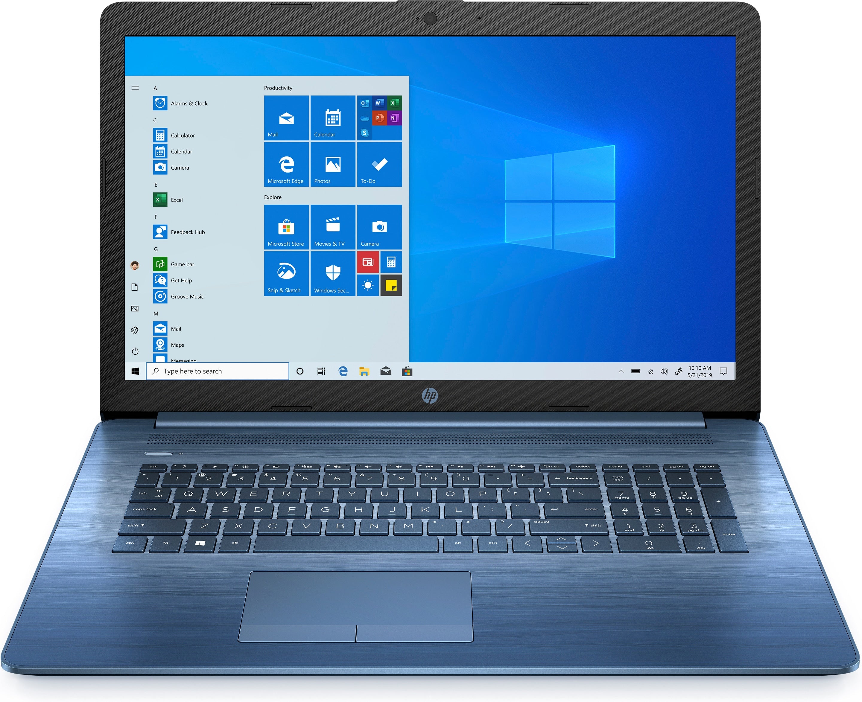 HP 17-ca2004ds 17.3" HD+ Notebook, AMD R3-3250U, 2.60GHz, 8GB RAM, 256GB SSD, Win10H - 22D02UA#ABA (Certified Refurbished)