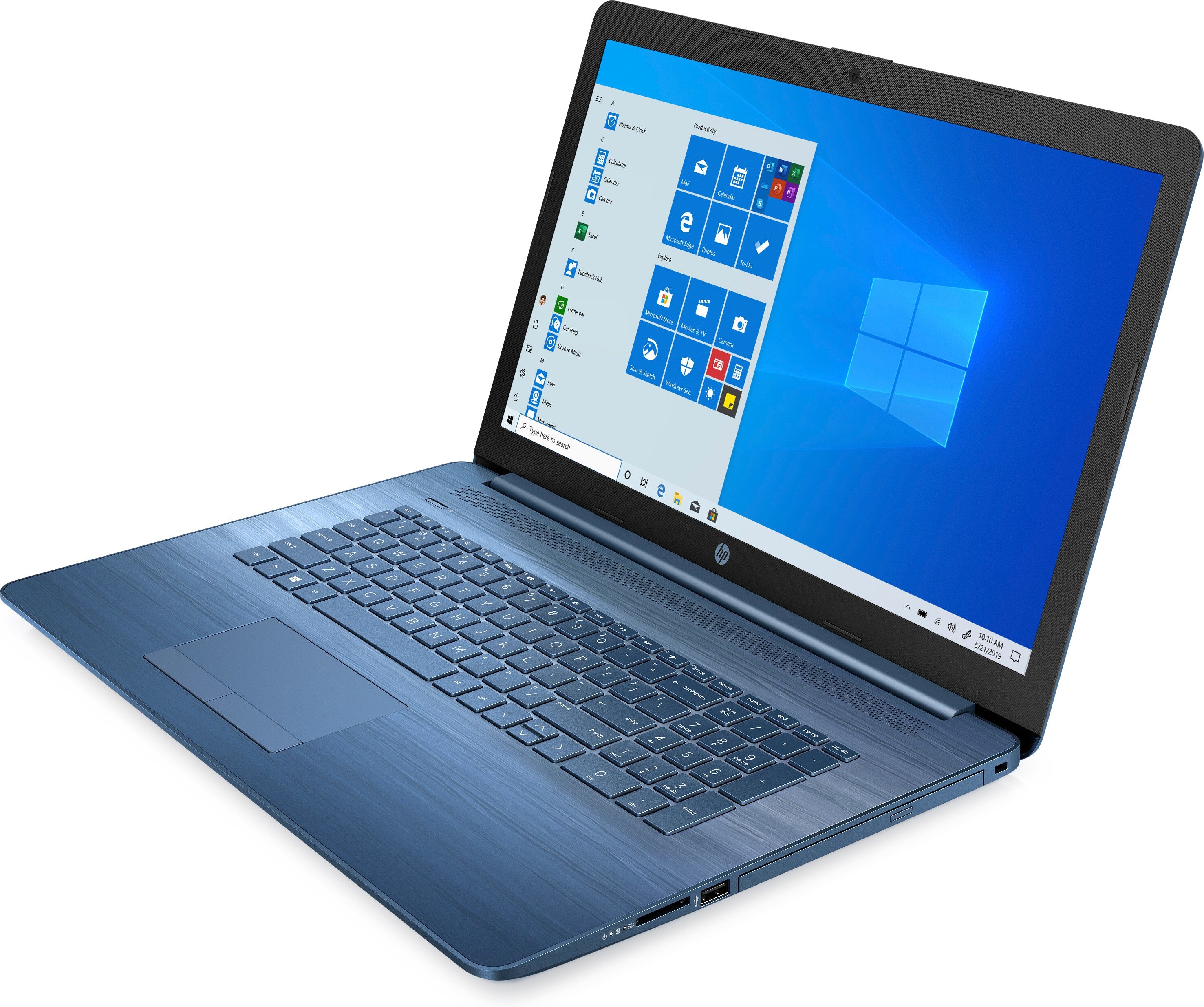 HP 17-ca2004ds 17.3" HD+ Notebook, AMD R3-3250U, 2.60GHz, 8GB RAM, 256GB SSD, Win10H - 22D02UA#ABA (Certified Refurbished)
