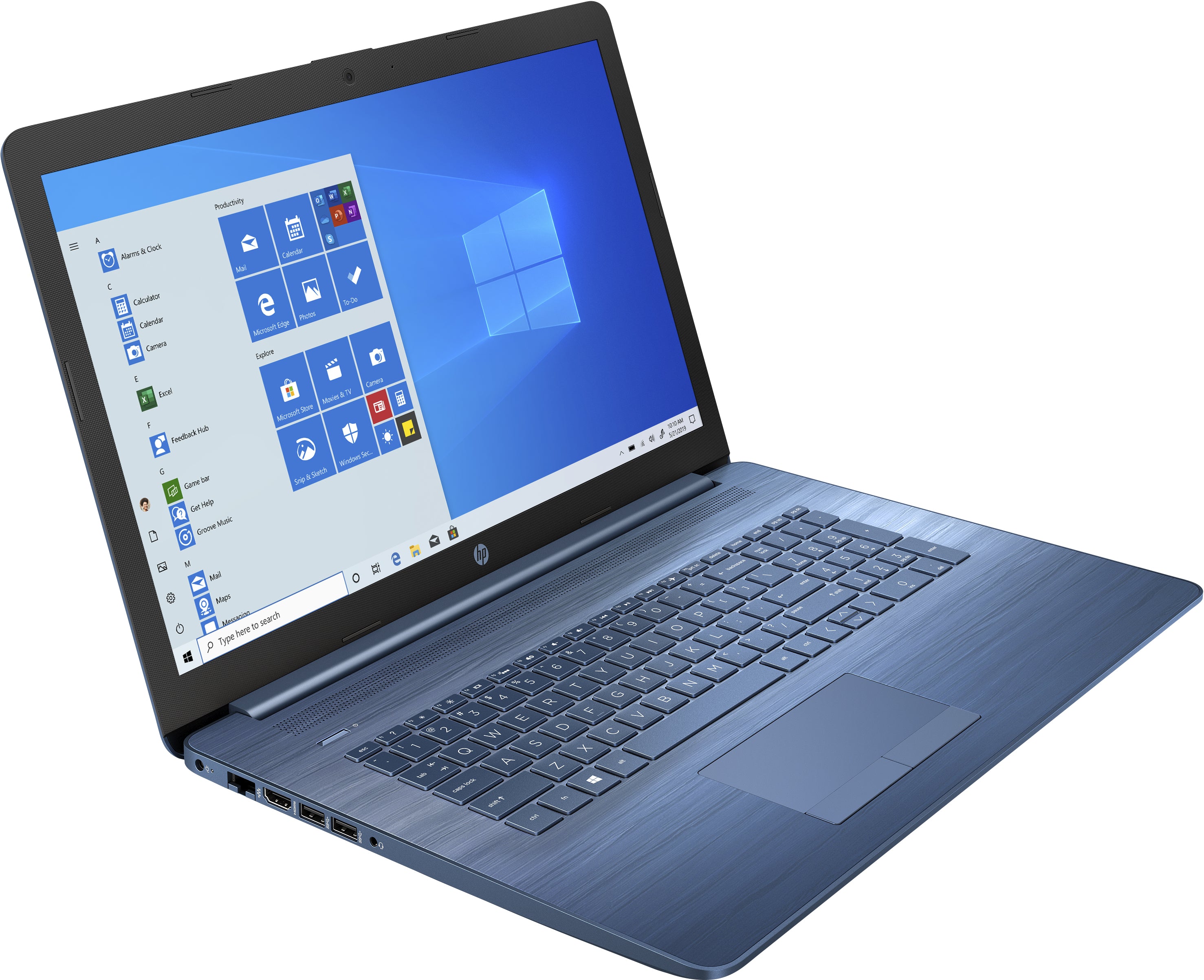 HP 17-ca2004ds 17.3" HD+ Notebook, AMD R3-3250U, 2.60GHz, 8GB RAM, 256GB SSD, Win10H - 22D02UA#ABA (Certified Refurbished)