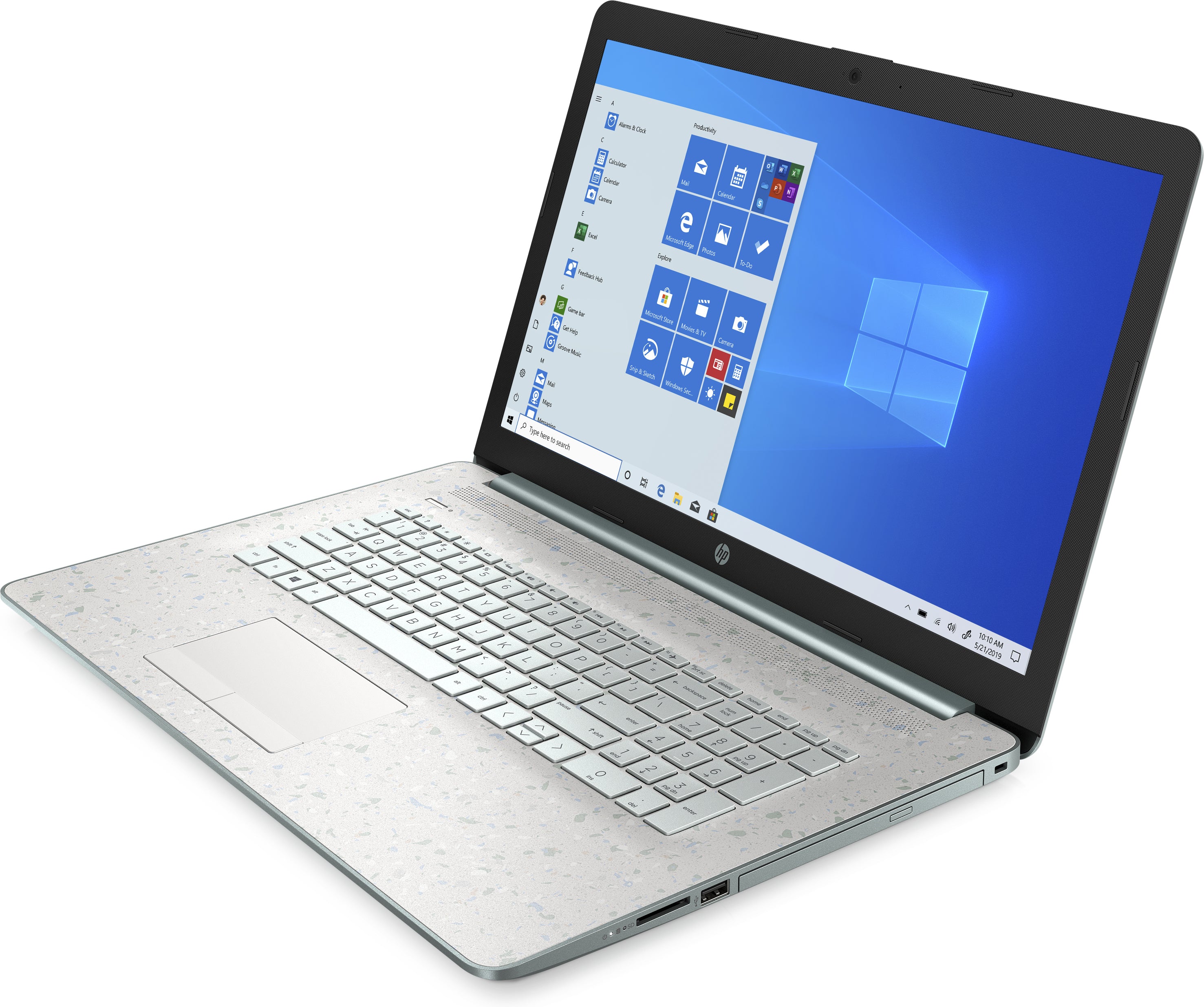 HP 17-ca2005ds 17.3" HD+ Notebook, AMD R3-3250U, 2.60GHz, 8GB RAM, 256GB SSD, Win10H - 22D03UA#ABA (Certified Refurbished)