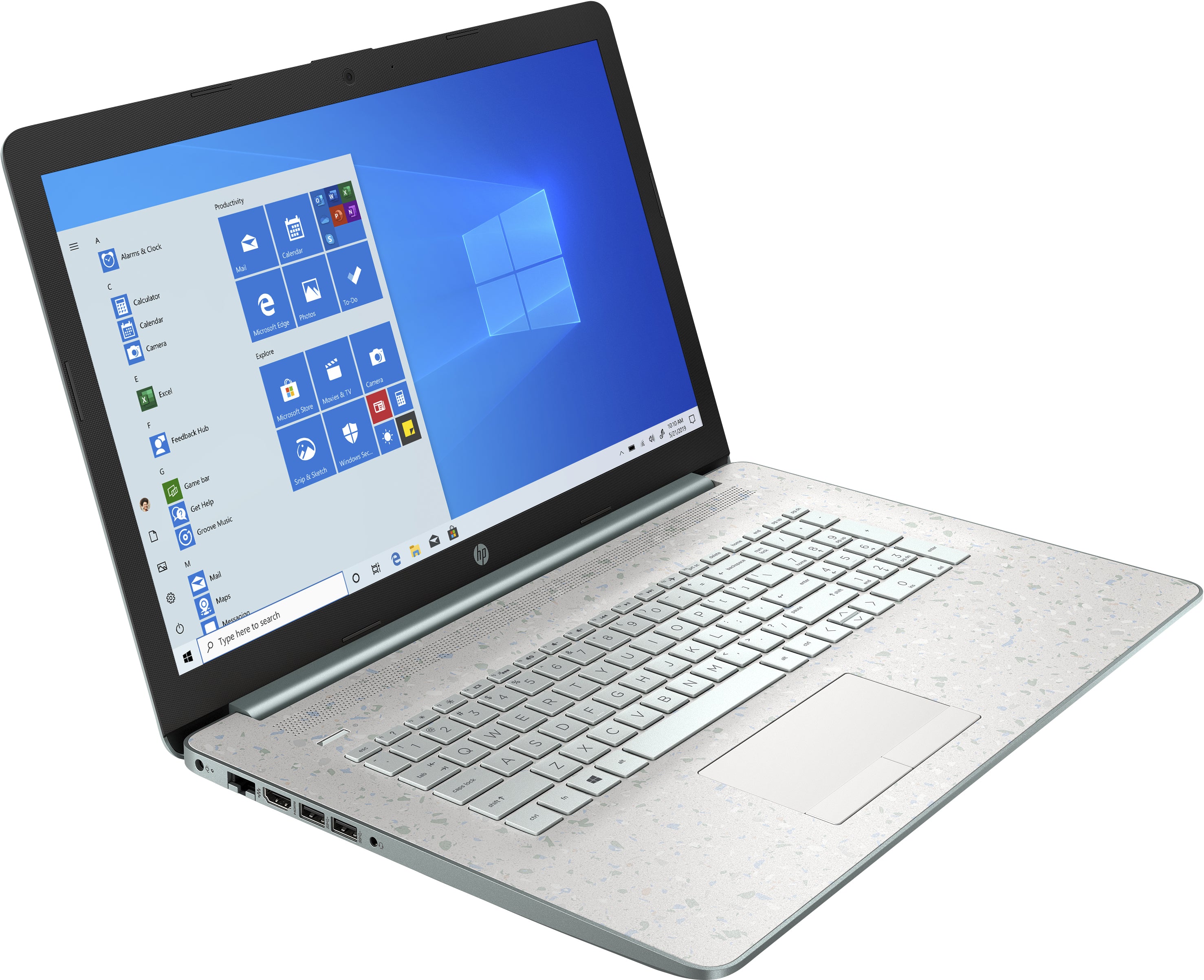 HP 17-ca2005ds 17.3" HD+ Notebook, AMD R3-3250U, 2.60GHz, 8GB RAM, 256GB SSD, Win10H - 22D03UA#ABA (Certified Refurbished)