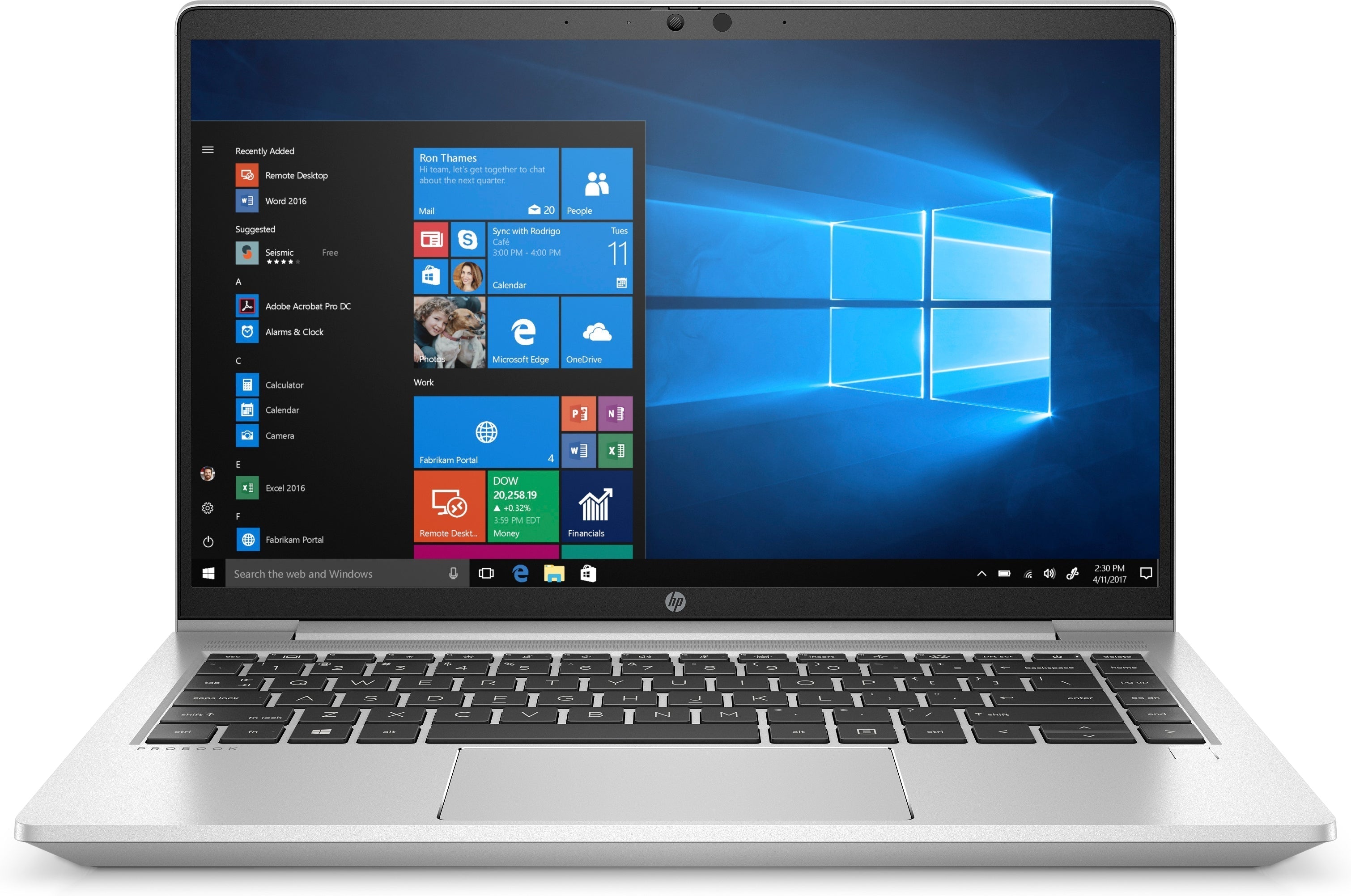 HP ProBook 440-G8 14" FHD Notebook, Intel i5-1135G7, 2.40GHz, 8GB RAM, 256GB SSD, Win10P - 5U1J2UT#ABA