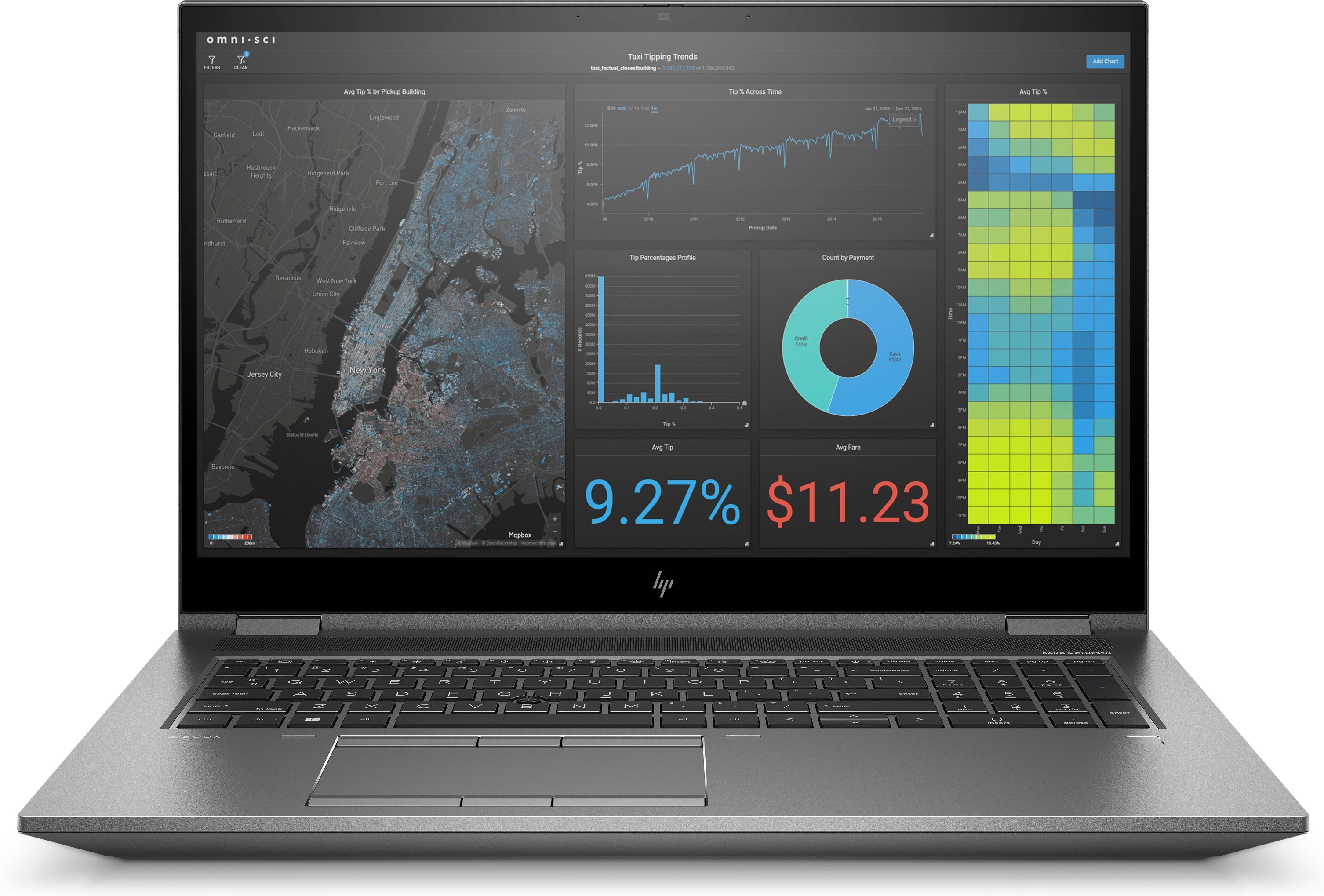 HP ZBook Fury 17 G7 17.3" FHD Mobile Workstation, Intel i7-10850H, 2.70GHz, 16GB RAM, 512GB SSD, Win10P - 2B0T7UT#ABA