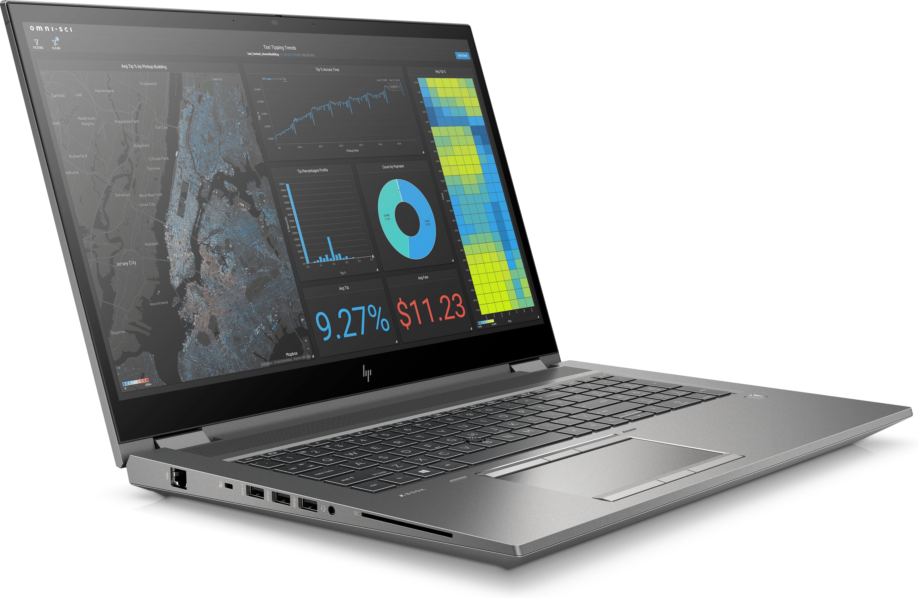 HP ZBook Fury 17 G7 17.3" FHD Mobile Workstation, Intel i7-10850H, 2.70GHz, 16GB RAM, 512GB SSD, Win10P - 2B0T7UT#ABA