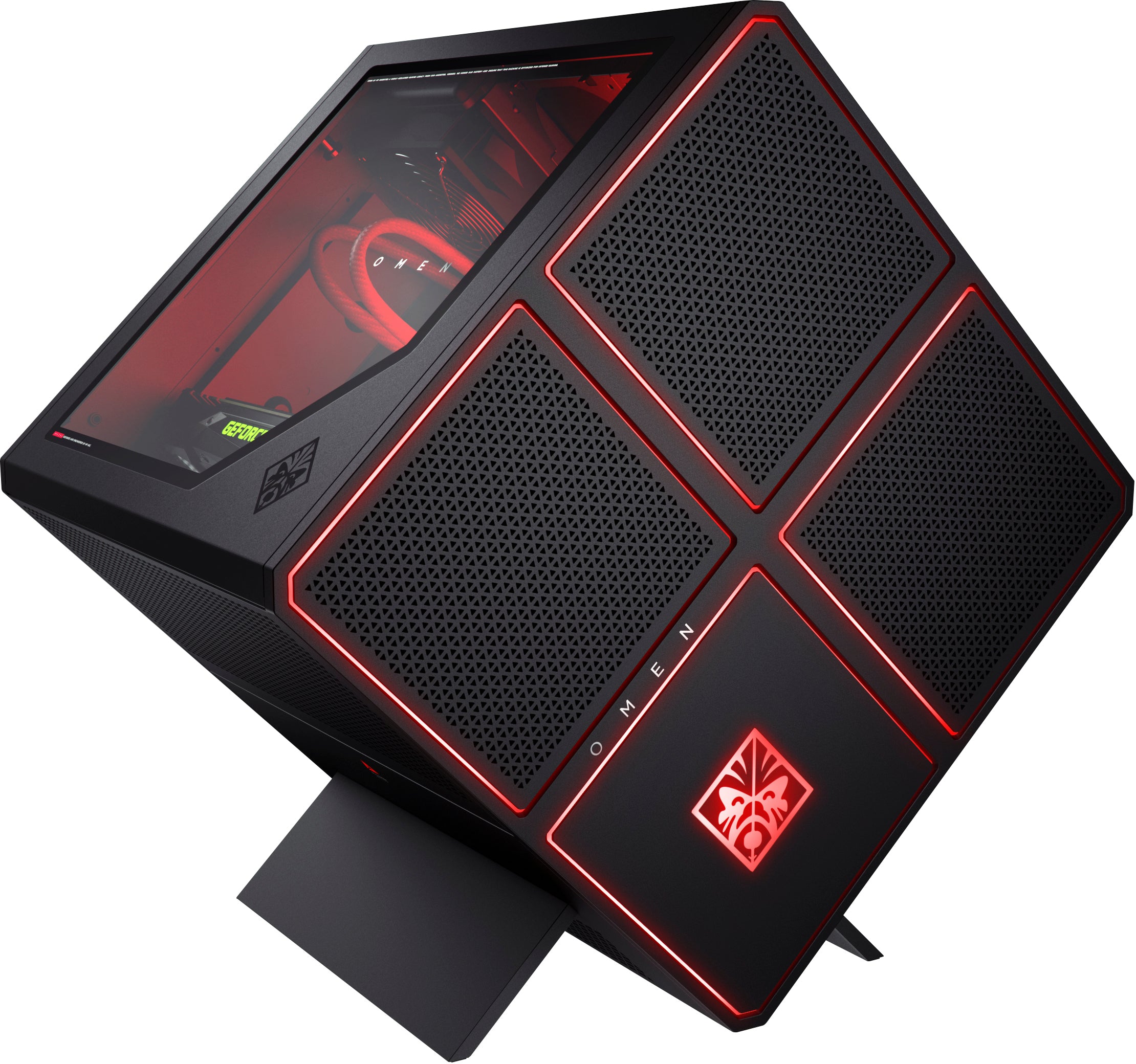 HP OMEN X 900-290 Desktop PC Tower, Intel Core X-Series i9, 2.90GHz, 64 GB RAM, 2TB HDD, 512GB SSD, Windows 10 Home 64-Bit- 2HJ36AA#ABA