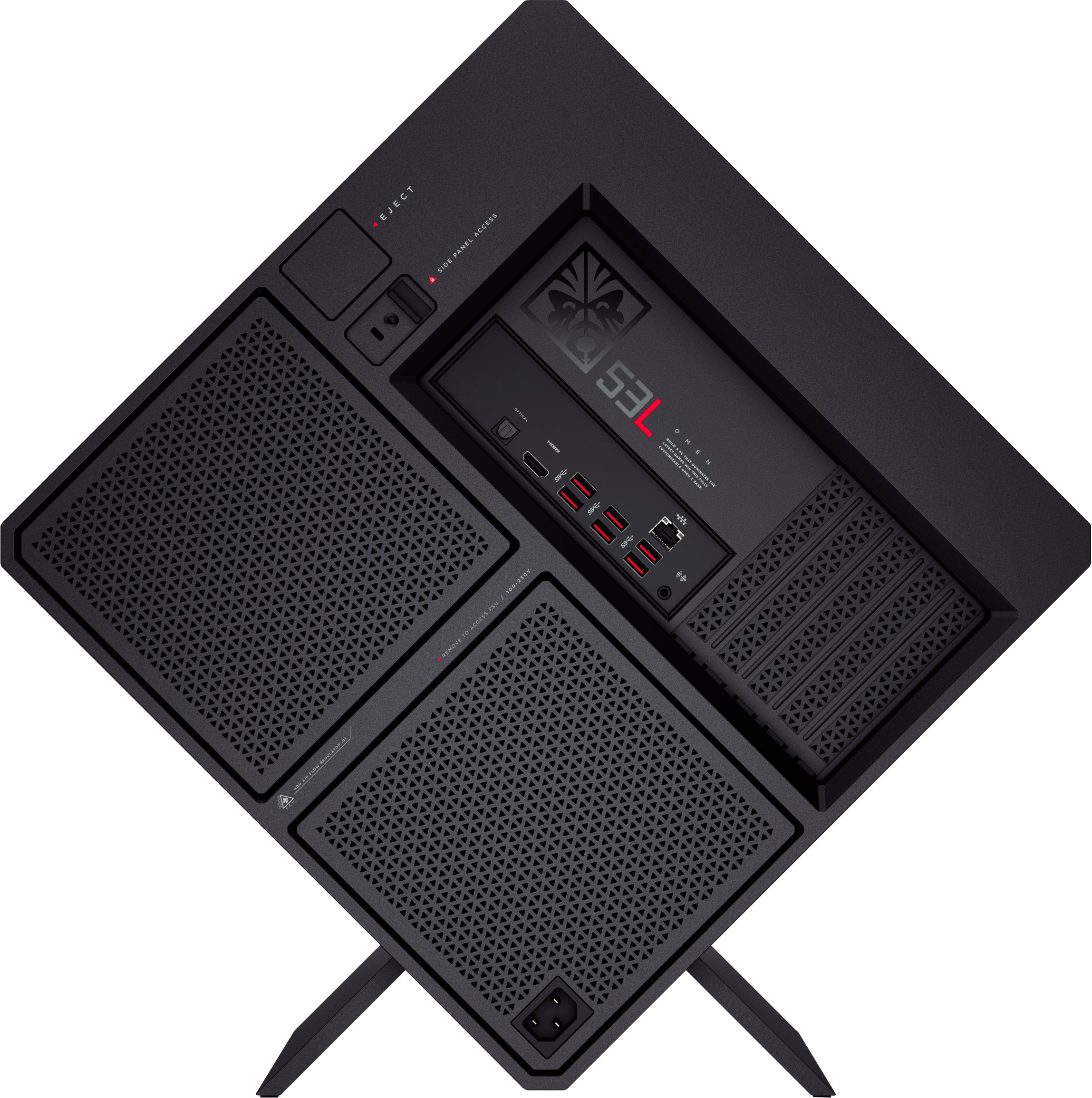 HP OMEN X 900-290 Desktop PC Tower, Intel Core X-Series i9, 2.90GHz, 64 GB RAM, 2TB HDD, 512GB SSD, Windows 10 Home 64-Bit- 2HJ36AA#ABA