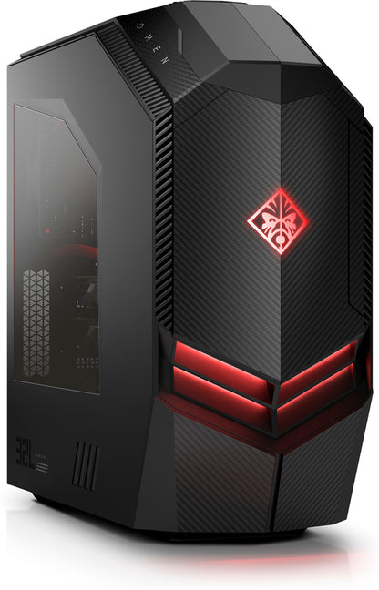 HP OMEN 880-190 Tower Gaming PC, Intel Core i7-9700K, 3.60GHz, 16GB RAM, 2TB HDD, 512GB SSD, Windows 10 Home 64-Bit - 2HJ82AA#ABA