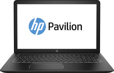 HP Pavilion Power 15-cb077nr 15.6" FHD (Non-Touch) Gaming Notebook, Intel Core i7-7700HQ, 2.80GHz, 8 GB RAM, 1 TB SATA + 128 GB SSD, Windows 10 Home 64-Bit, Shadow Black & Ghost White - 2HT43UA#ABA