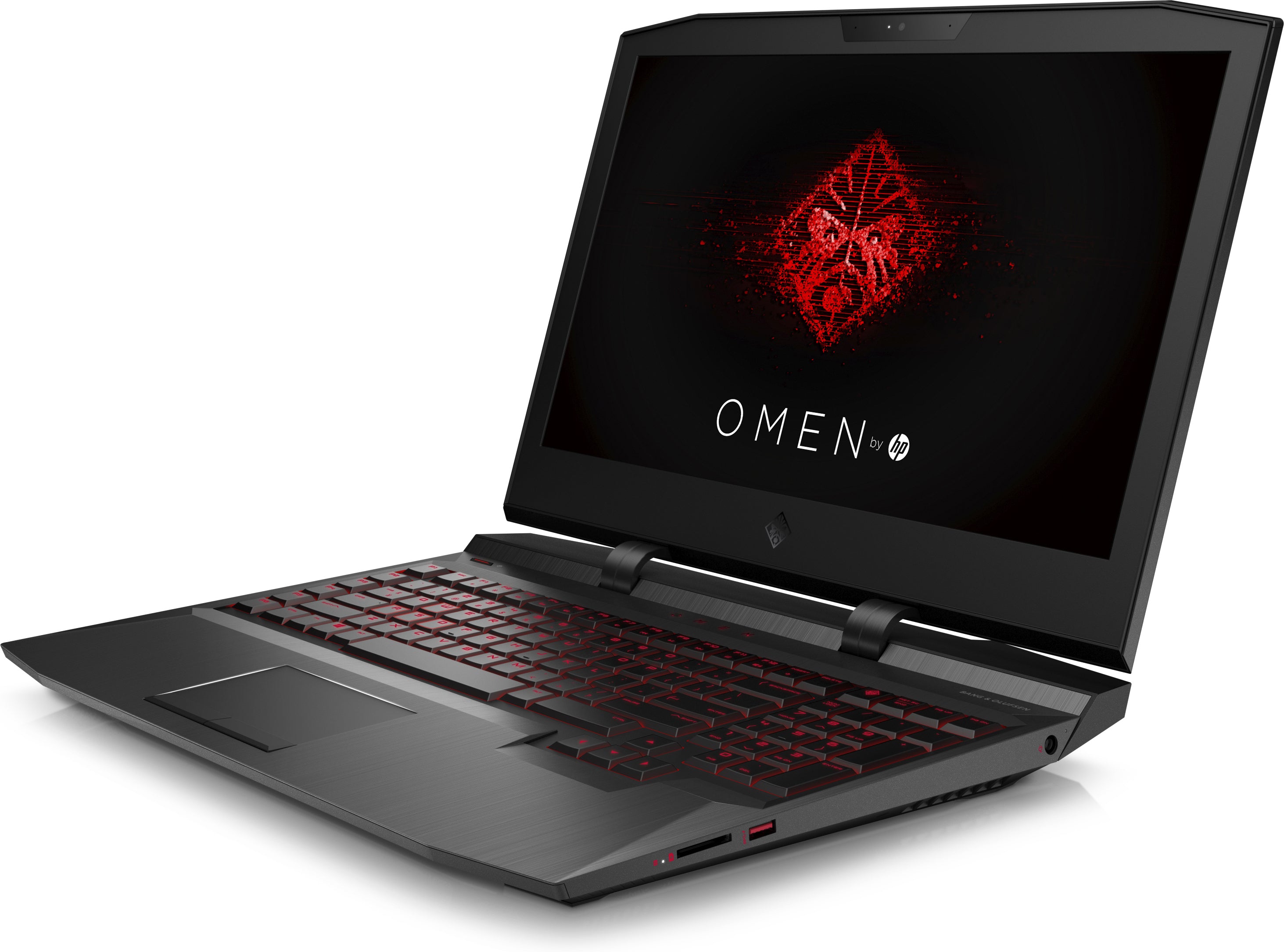 HP Omen X 17-ap010nr 17.3" Full HD (Non-Touch) Notebook, Intel Core i7-7700HQ, 2.80GHz, 16GB RAM, 1TB HDD, 256GB SSD, Windows 10 Home 64-Bit, Shadow Black - 2LV57UA#ABA
