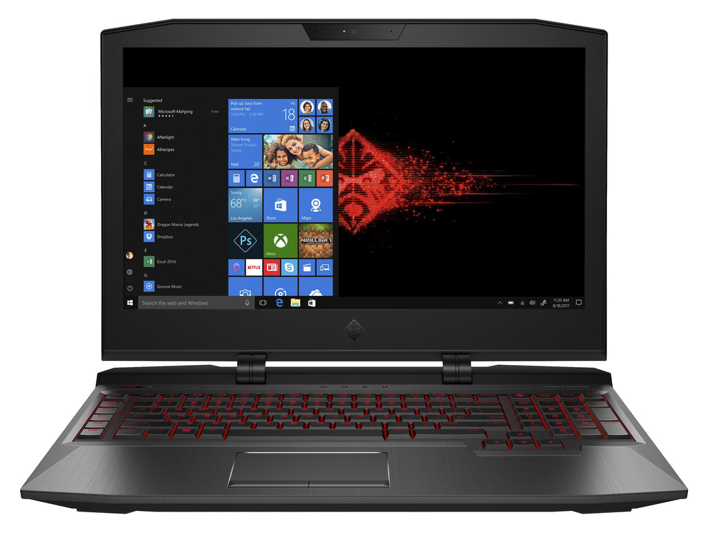 HP OMEN X 17-ap020nr 17.3" Full HD (Non-Touch) Gaming Notebook, Intel:i7-7820HK, 2.90GHz, 16GB RAM, 1TB HDD + 256GB SSD, Windows 10 Home 64-Bit - 2LV60UA#ABA