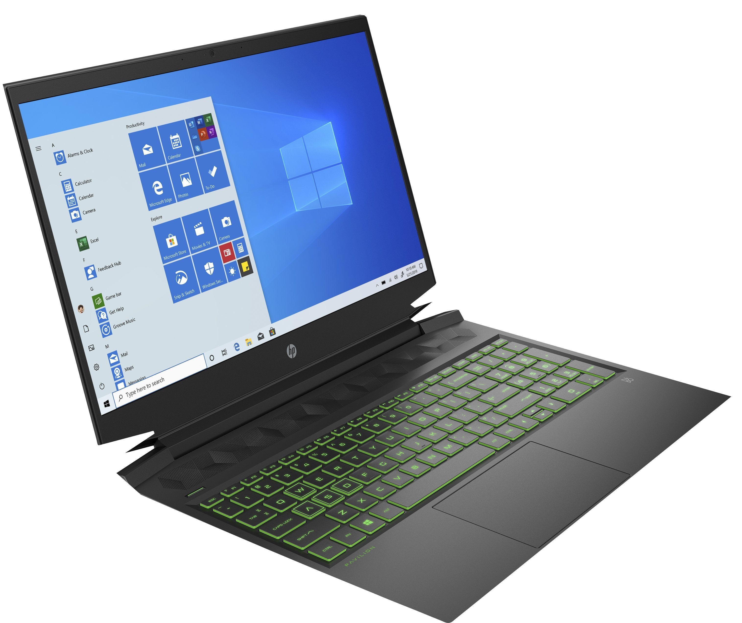 HP Pavilion 16-a0045nr 16.1" FHD Gaming Notebook, Intel i5-10300H, 2.50GHz, 8GB RAM, 256GB SSD, Win10H - 201W6UA#ABA