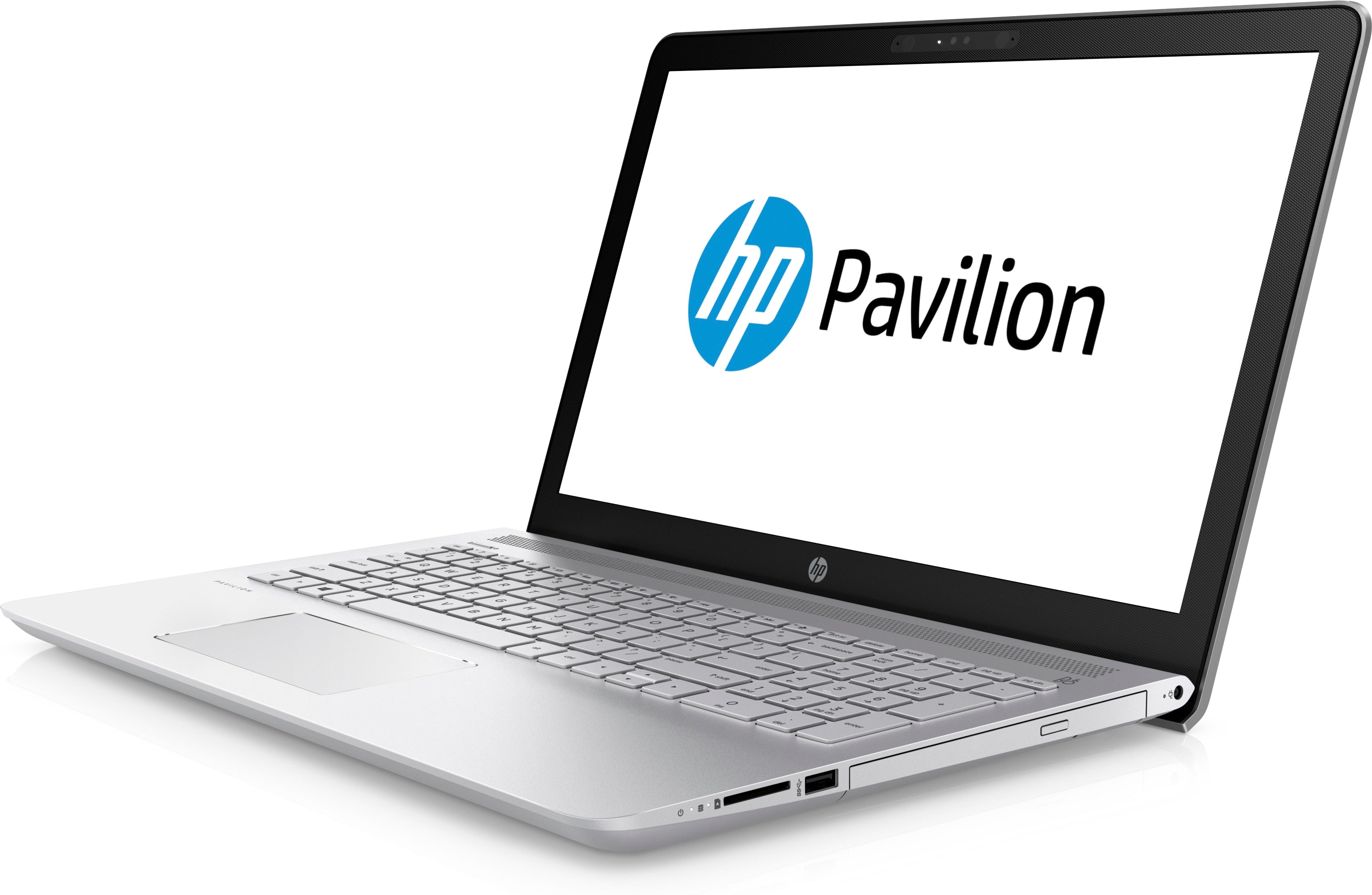 HP Pavilion 15-cc112cl 15.6" FHD (Touchscreen) Laptop, Intel Core i7-8550U, 1.80GHz, 12GB RAM, 1 TB SATA, Windows 10 Pro 64-Bit, Mineral Silver & Natural Silver- 2SS19UA#ABA