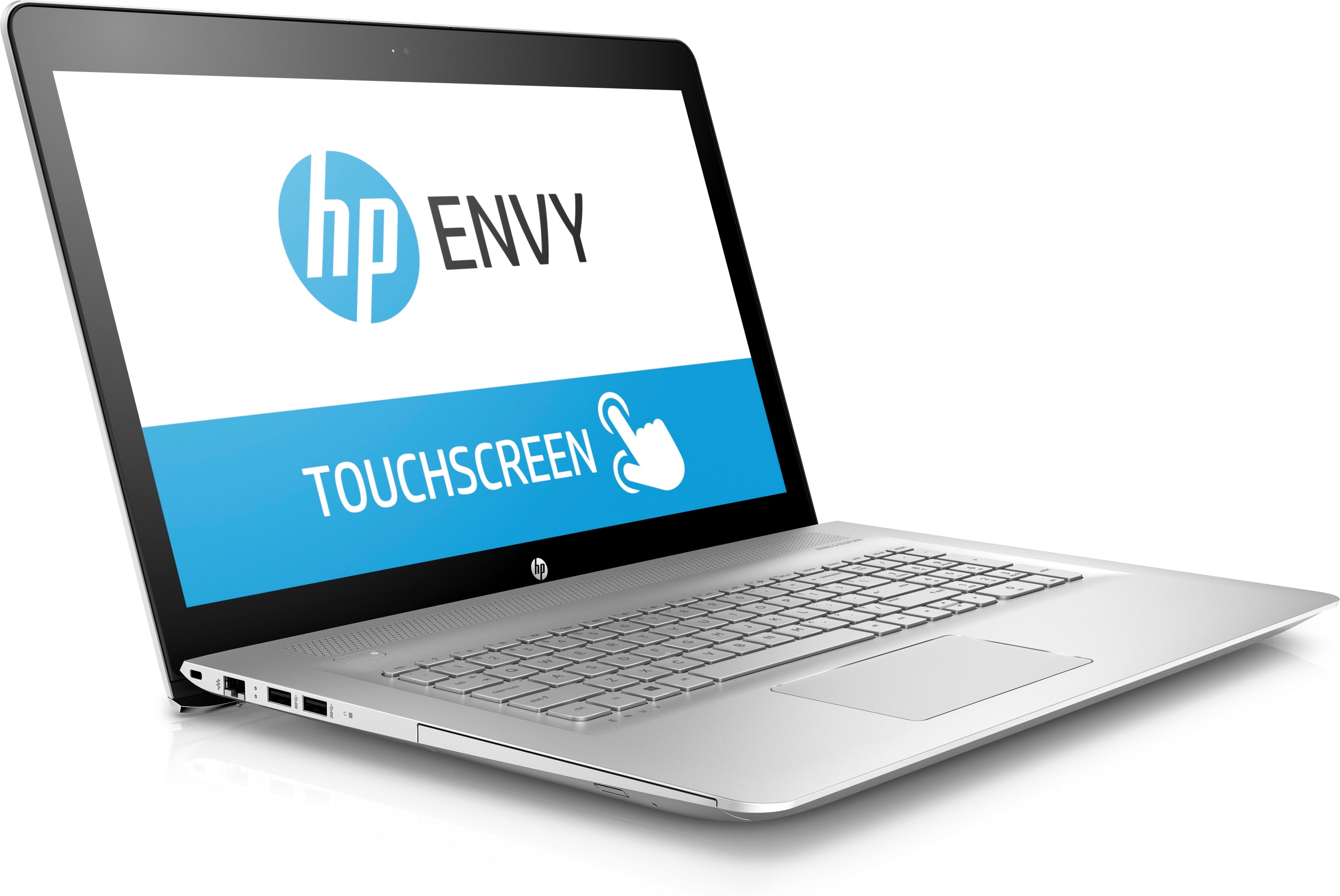 HP Envy 17-u292cl 17.3" FHD (Touchscreen) Notebook, Intel Core i7-8550U, 1.80GHz, 16GB RAM, 1TB SATA, Windows 10 Pro 64-Bit, Natural Silver + Office 365 Personal 1-year - 2TY32UA#ABA