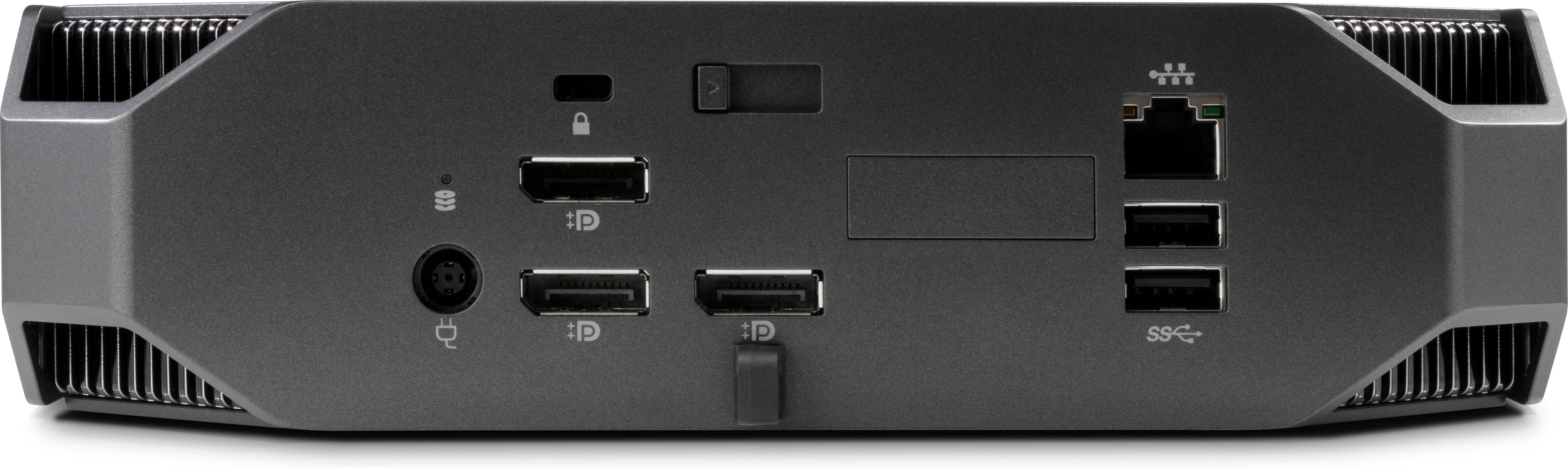 HP Z2-G3 Mini Desktop Workstation, Intel Core i7-7700, 3.60GHz, 16GB RAM, 256GB SSD + 1TB HDD, Windows 10 Pro 64-Bit - 2WX51UT#ABA