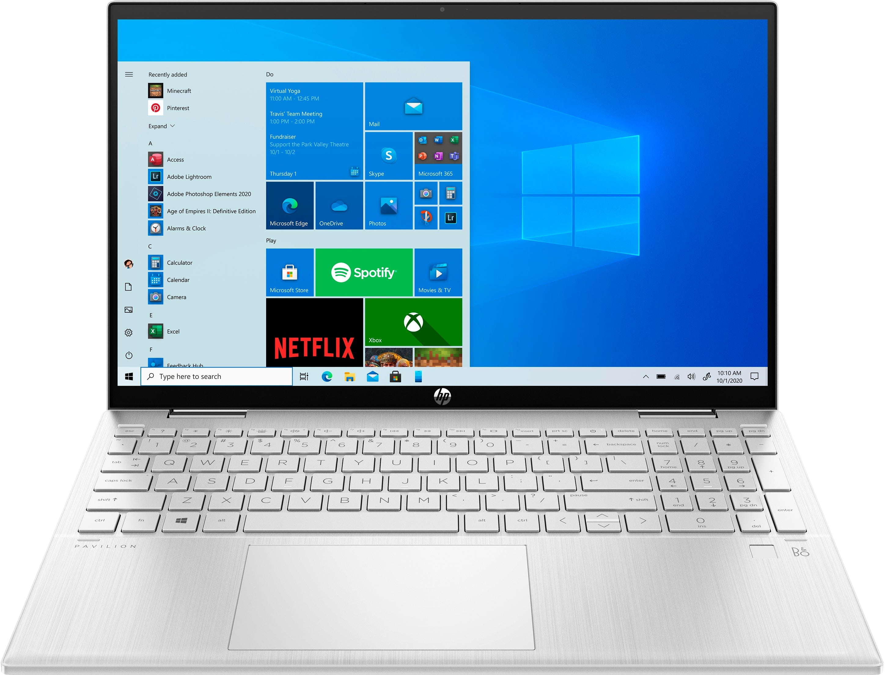 HP Pavilion X360 15-er1010nr 15.6" FHD Convertible Notebook, Intel i5-1235U, 1.30GHz, 12GB RAM, 256GB SSD, Win11H - 669A0UA#ABA