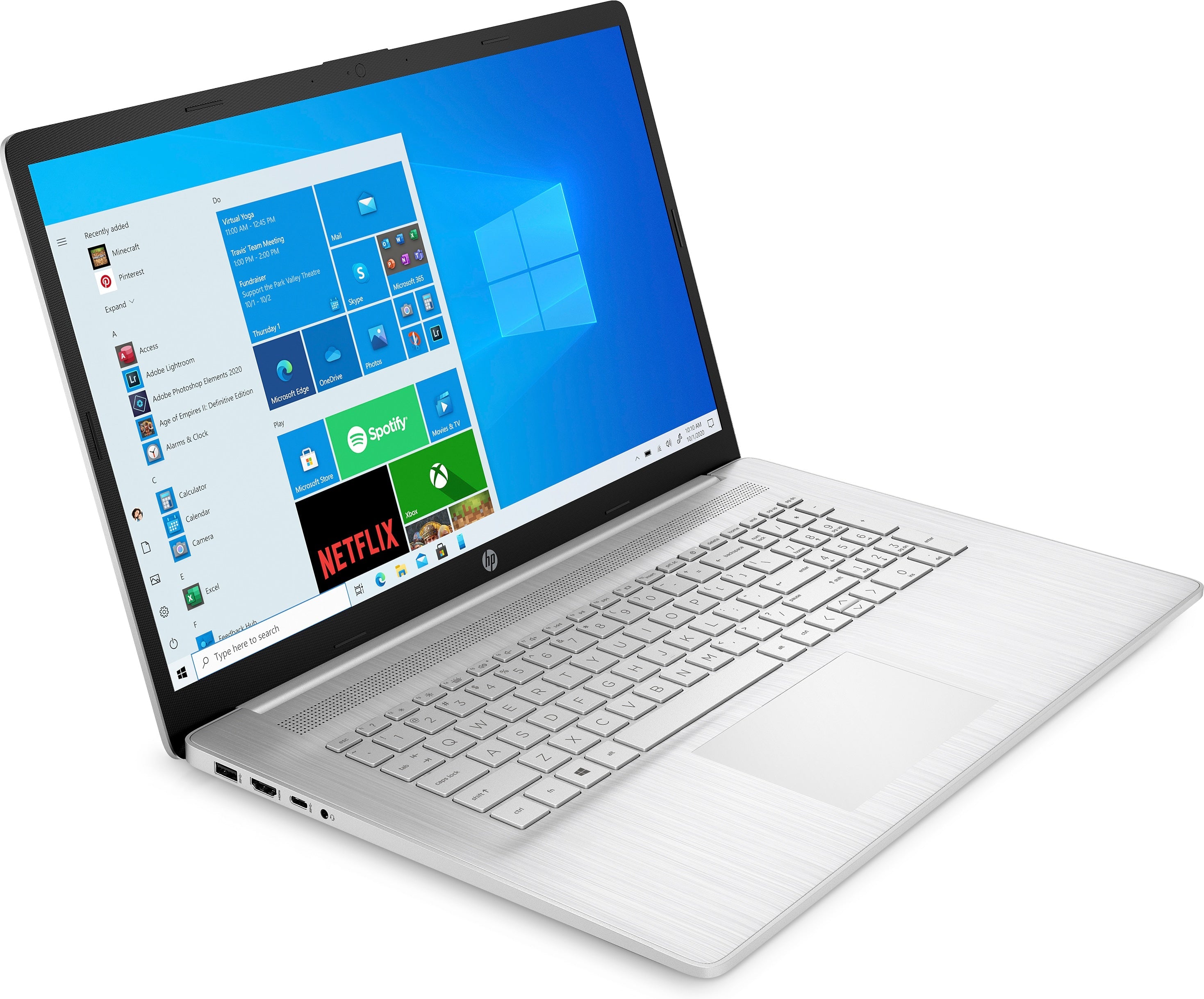 HP 17-cn0056nr 17.3" HD+ Notebook, Intel i3-1115G4, 1.70GHz, 8GB RAM, 256GB SSD, Win11H - 63V93UA#ABA (Certified Refurbished)
