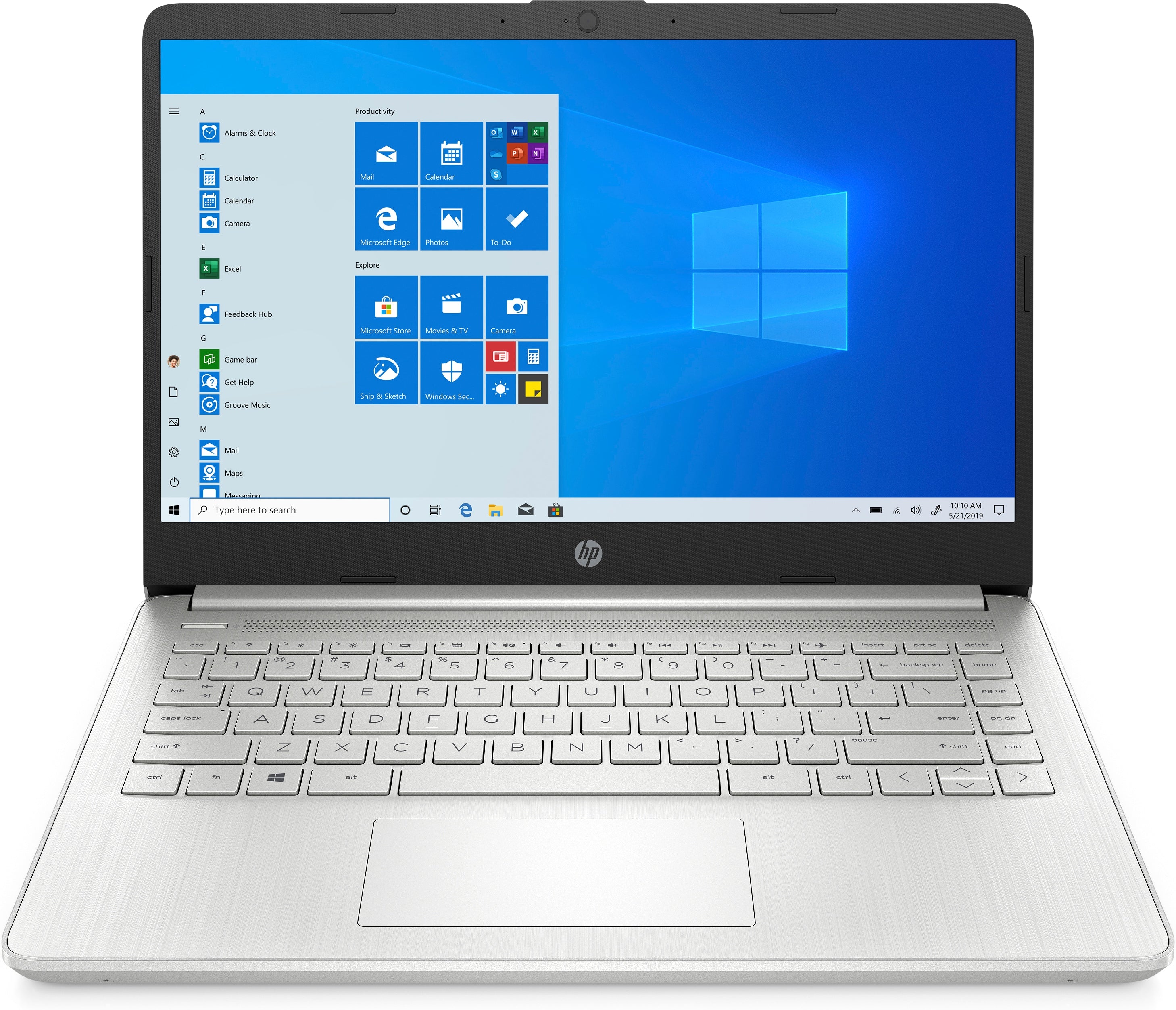HP 14-dq2043cl 14" FHD Notebook, Intel i3-1125G4, 2.0GHz, 8GB RAM, 256GB SSD, Win10HS - 383K9UA#ABA