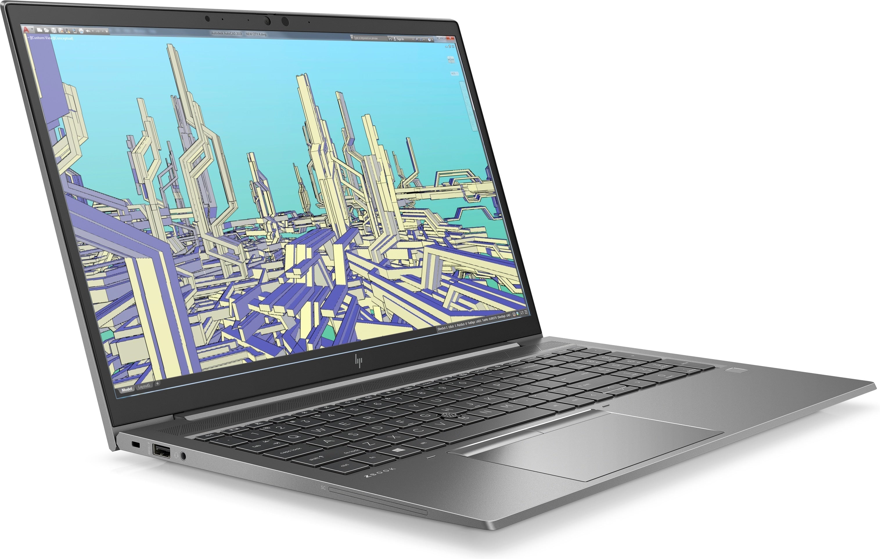 HP ZBook Firefly 15 G8 15.6" FHD Mobile Workstation, Intel i7-1165G7, 2.80GHz, 16GB RAM, 512GB SSD, Win11P - 63Q87UT#ABA