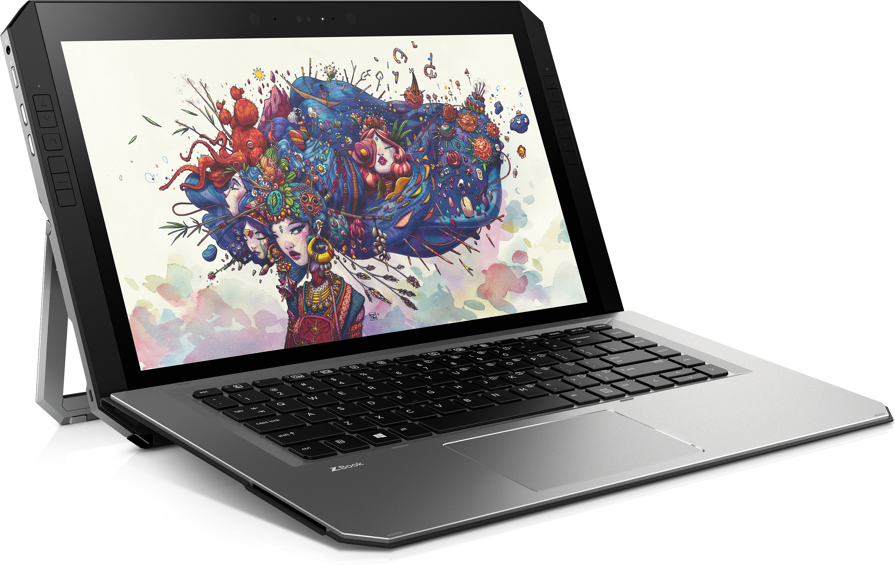 HP Zbook x2 G4 14" 4K UHD (Touchscreen) Detachable Mobile Workstation, Intel Core i7-7500U, 2.70GHz, 8GB RAM, 256GB SSD, Windows 10 Pro 64-Bit - 3FB85UT#ABA