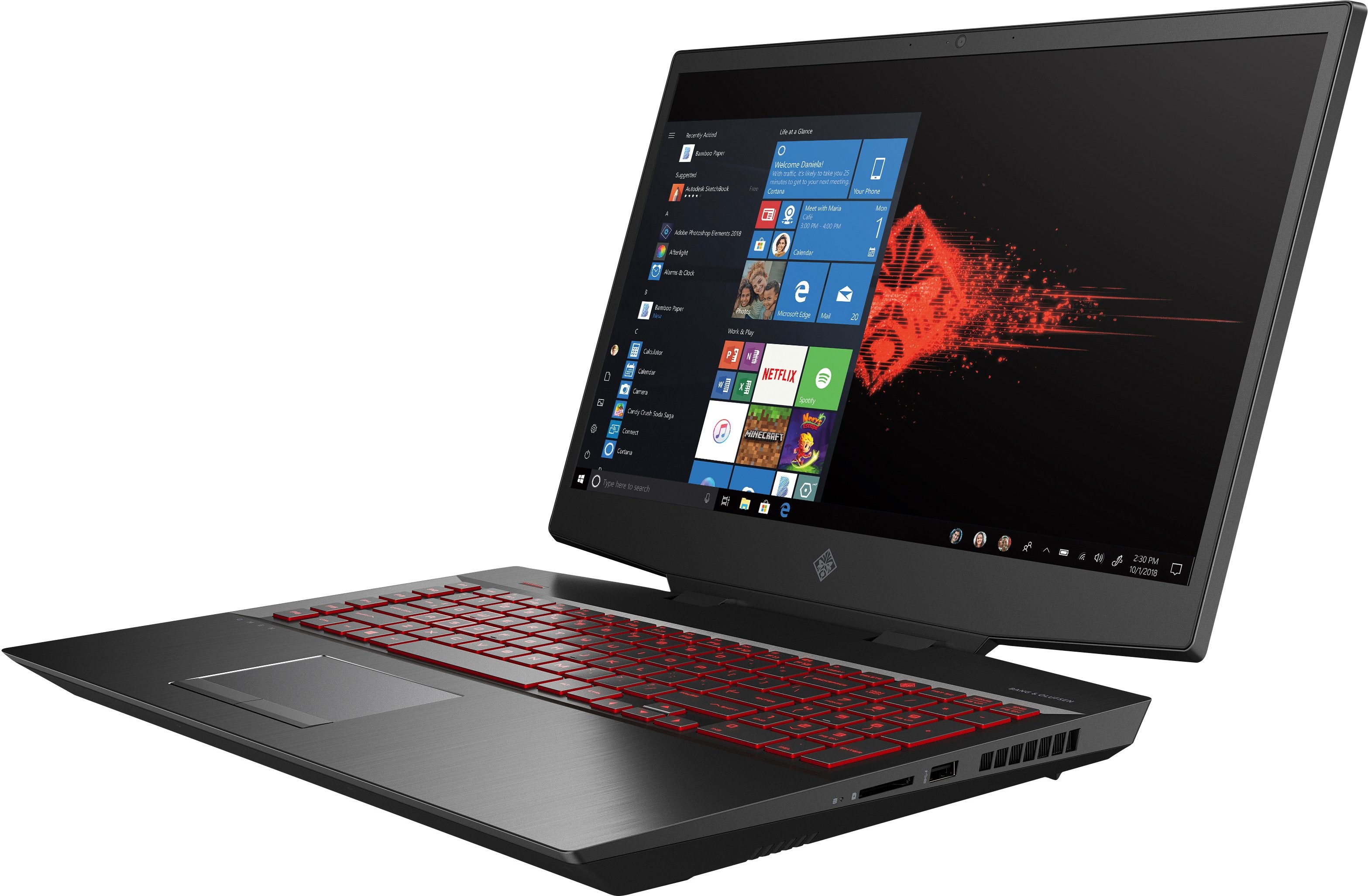 HP OMEN 17-cb1097nr 17.3" FHD Laptop, Intel i7-10750H, 16GB RAM, 1TB HDD, 512GB SSD, Win10H - 3G430UA#ABA (Refurbished)