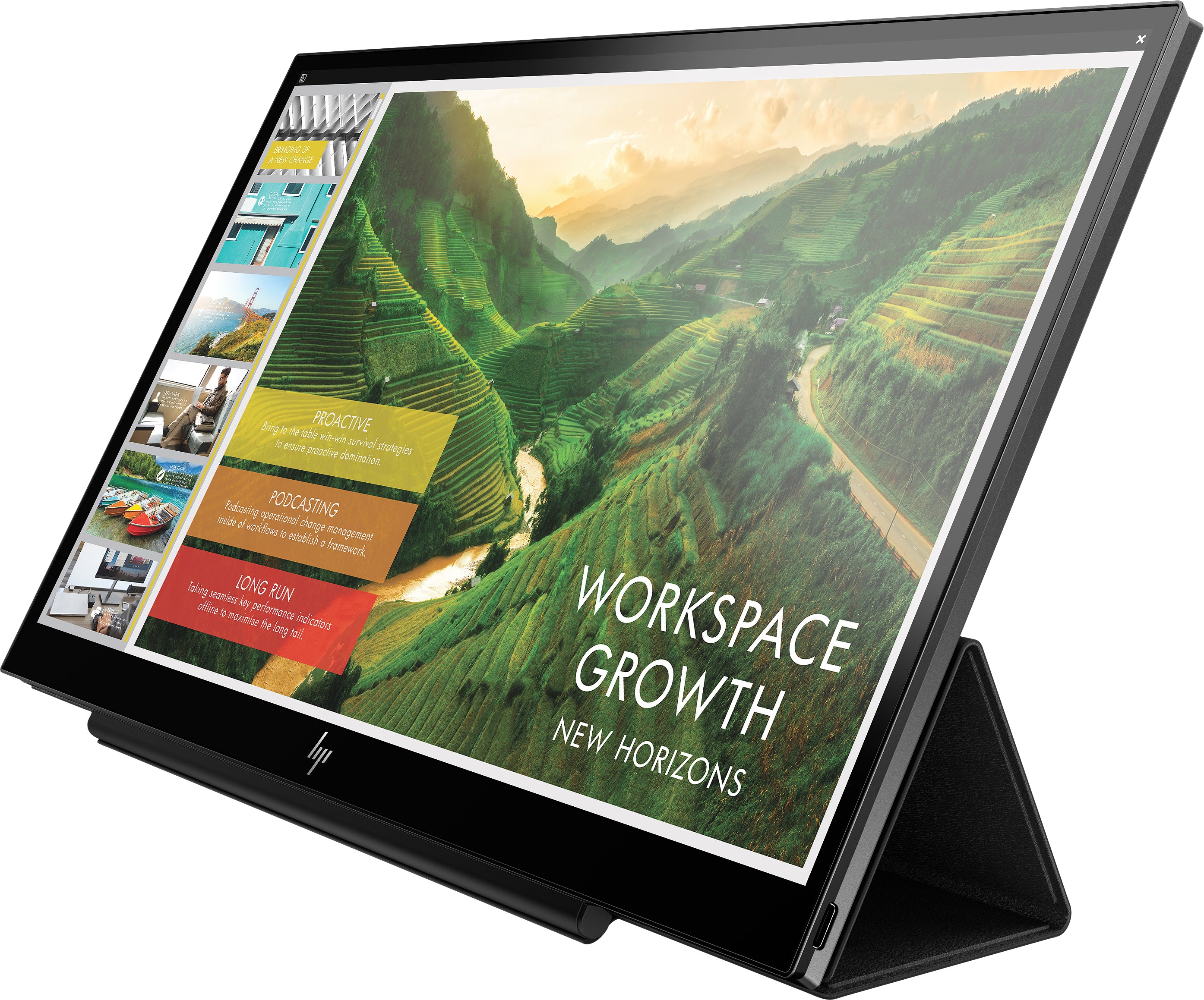 HP EliteDisplay S14 14" FHD Portable Monitor, 16:9, 5MS, 5M:1-Contrast - 3HX46A8#AC3