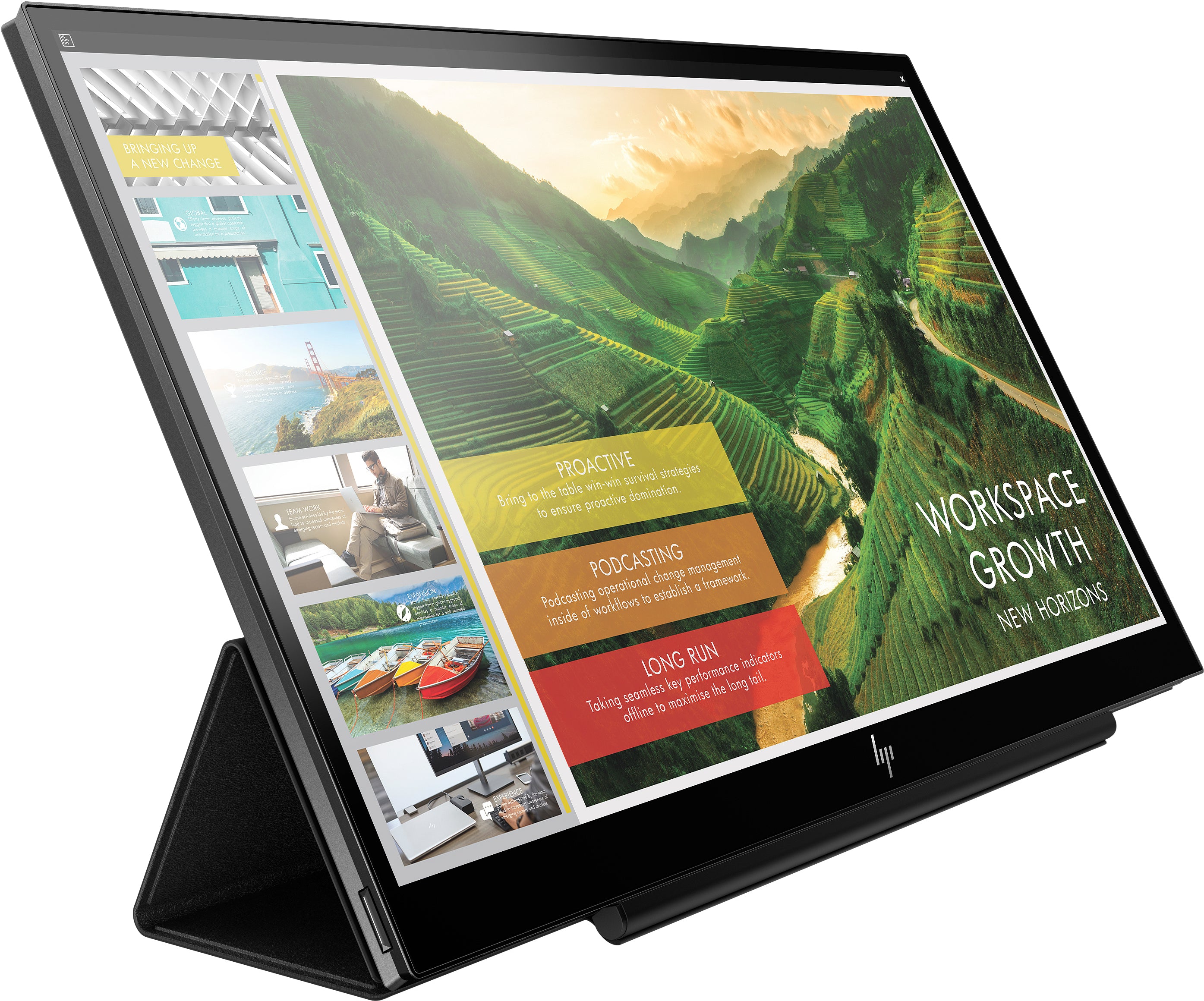HP EliteDisplay S14 14" FHD Portable Monitor, 16:9, 5MS, 5M:1-Contrast - 3HX46A8#AC3