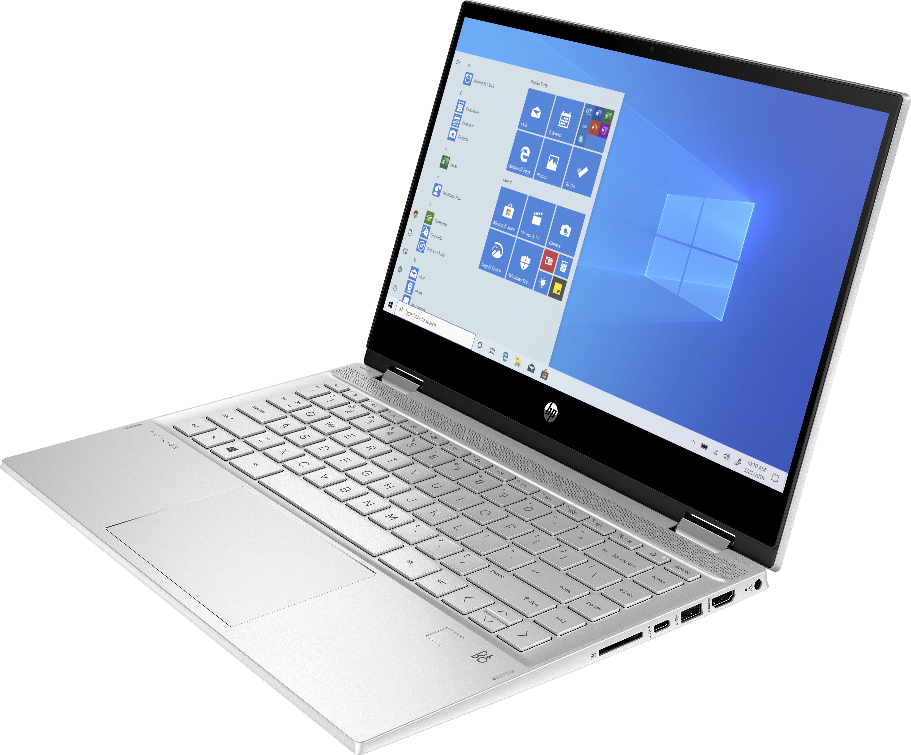 HP Pavilion X360 14-dw1051cl 14" FHD Convertible Notebook, Intel i5-1135G7, 2.40GHz, 8GB RAM, 512GB SSD, Win10H - 3K1Z9UA#ABA (Certified Refurbished)