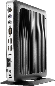 HP t630 Tower Thin Client Desktop PC, AMD GX-420GI, 2.0GHz, 4GB RAM, 16GB Flash Memory, HP Smart Zero - 3BG71UT#ABA