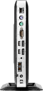 HP t630 Thin Client Desktop PC, AMD GX-420GI SoC, 2.0GHz, 4GB RAM, 16GB Flash Memory, Windows Embedded Standard 7E- 3KX24UT#ABA