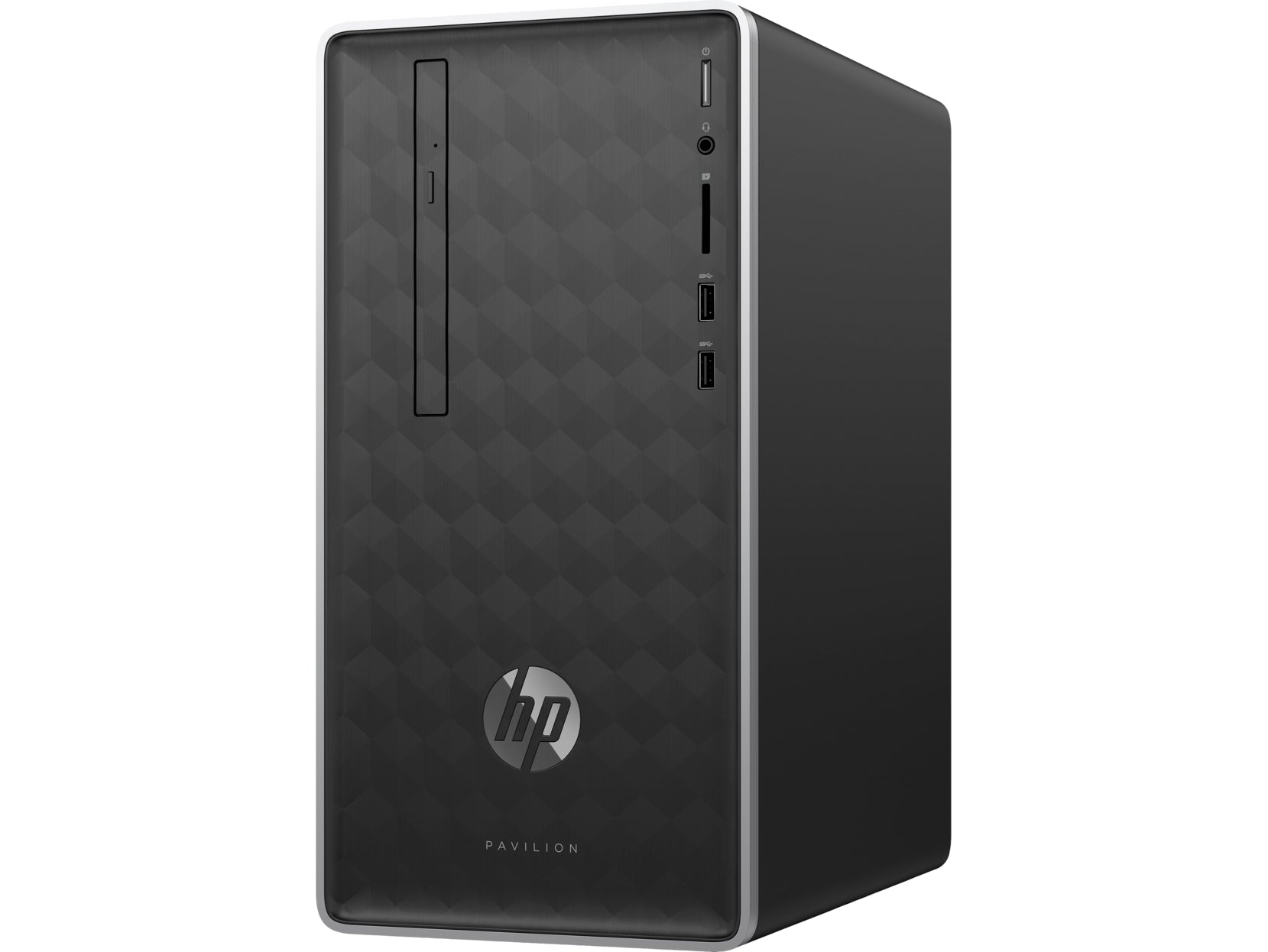 HP Pavilion 590-p0024 Desktop Mini Tower PC, AMD Ryzen 3 2200G, 3.5 GHz, 8GB RAM, 1TB HDD SATA, Windows 10 Home- 64Bit - 3LA53AA#ABA (Certified Refurbished)