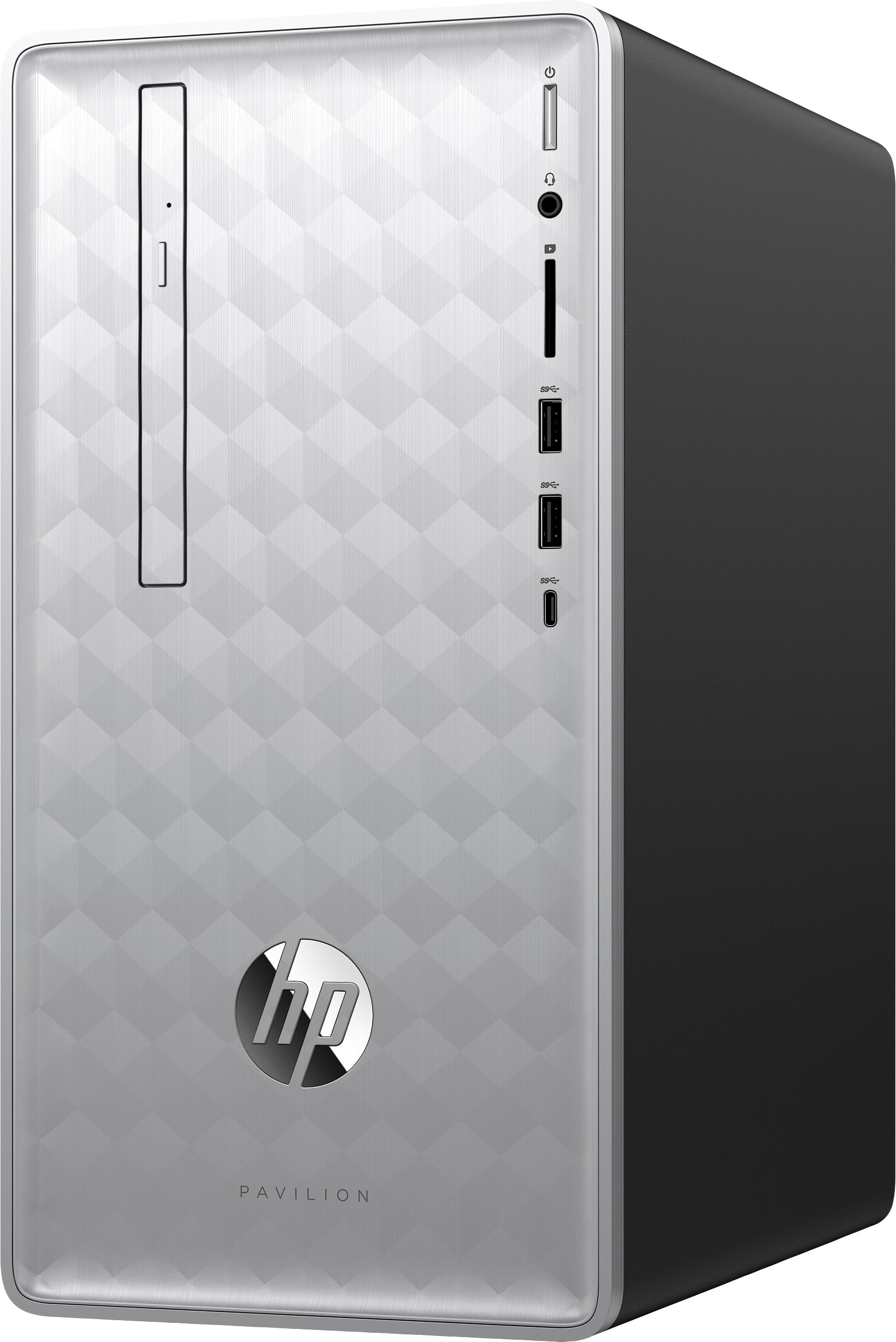 HP Pavilion 590-p0036 MT Desktop PC, Intel Core i5, 2.80GHz, 8GB RAM, 1TB SATA + 128GB SSD, Windows 10 Home 64-Bit- 3LB08AA#ABA (Certified Refurbished)