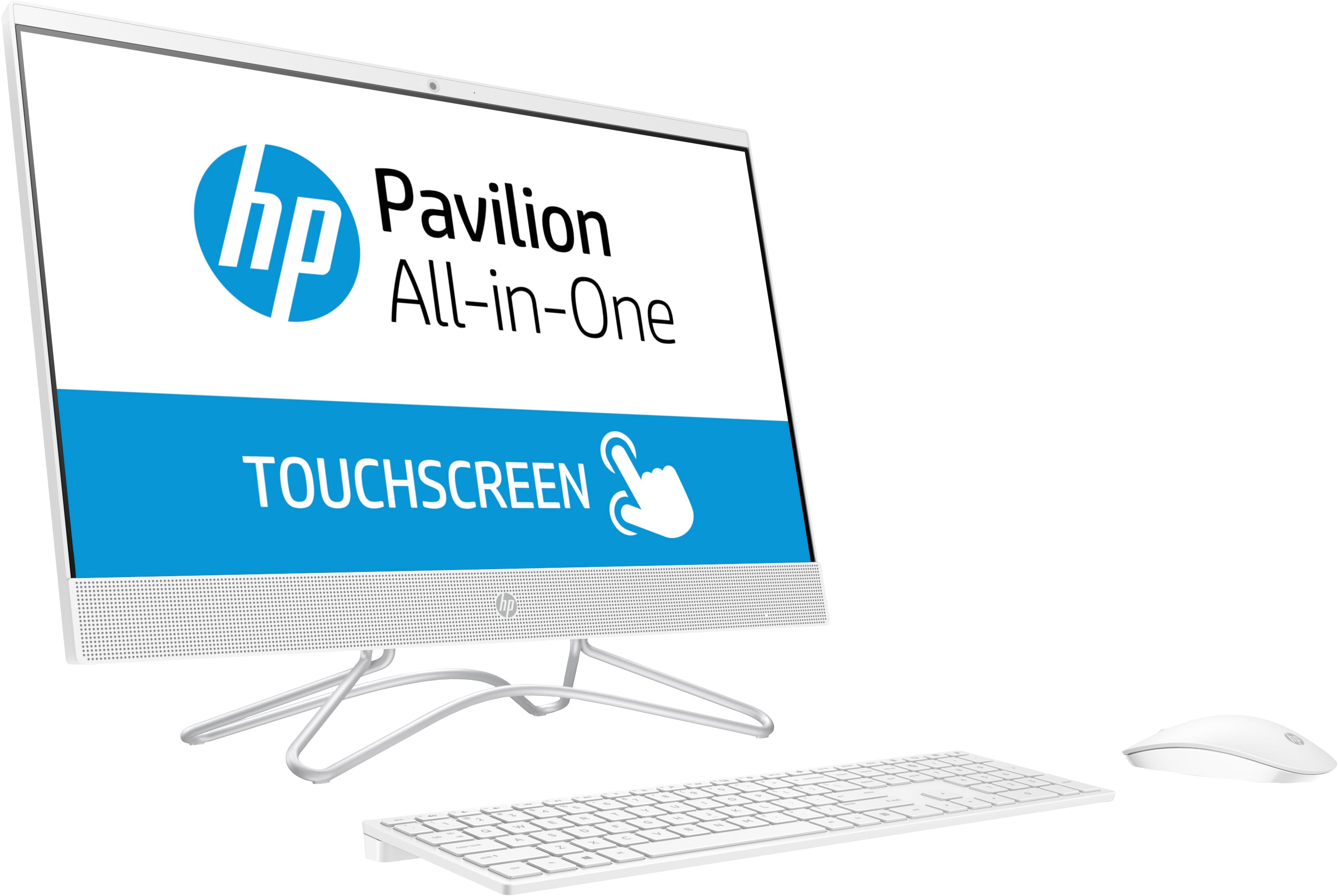 HP 24-f0041 All-in-One Desktop PC, 23.8" FHD (Touchscreen) Display, Intel Core i3, 2.20GHz, 4GB RAM, 1TB HDD, Windows 10 Home 64-Bit- 3LB62AA#ABA (Certified Refurbished)