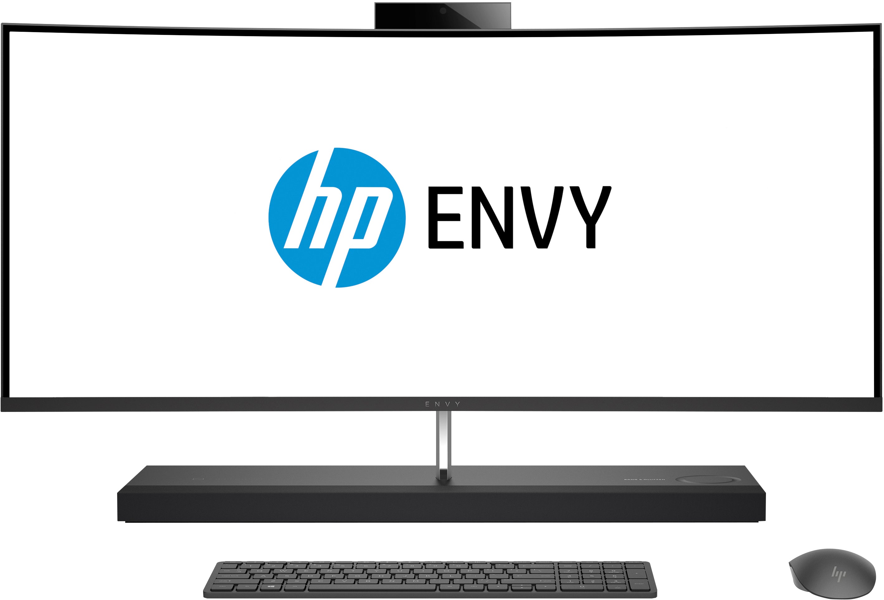 HP Envy 34-b110 34" Ultra Wide Quad HD (Non-Touch) Curved All-in-One Computer, Intel Core i7-8700T, 2.40 GHz, 16GB RAM, 1TB HDD, 256GB SSD, Windows 10 Home 64-bit - 3LB85AA#ABA