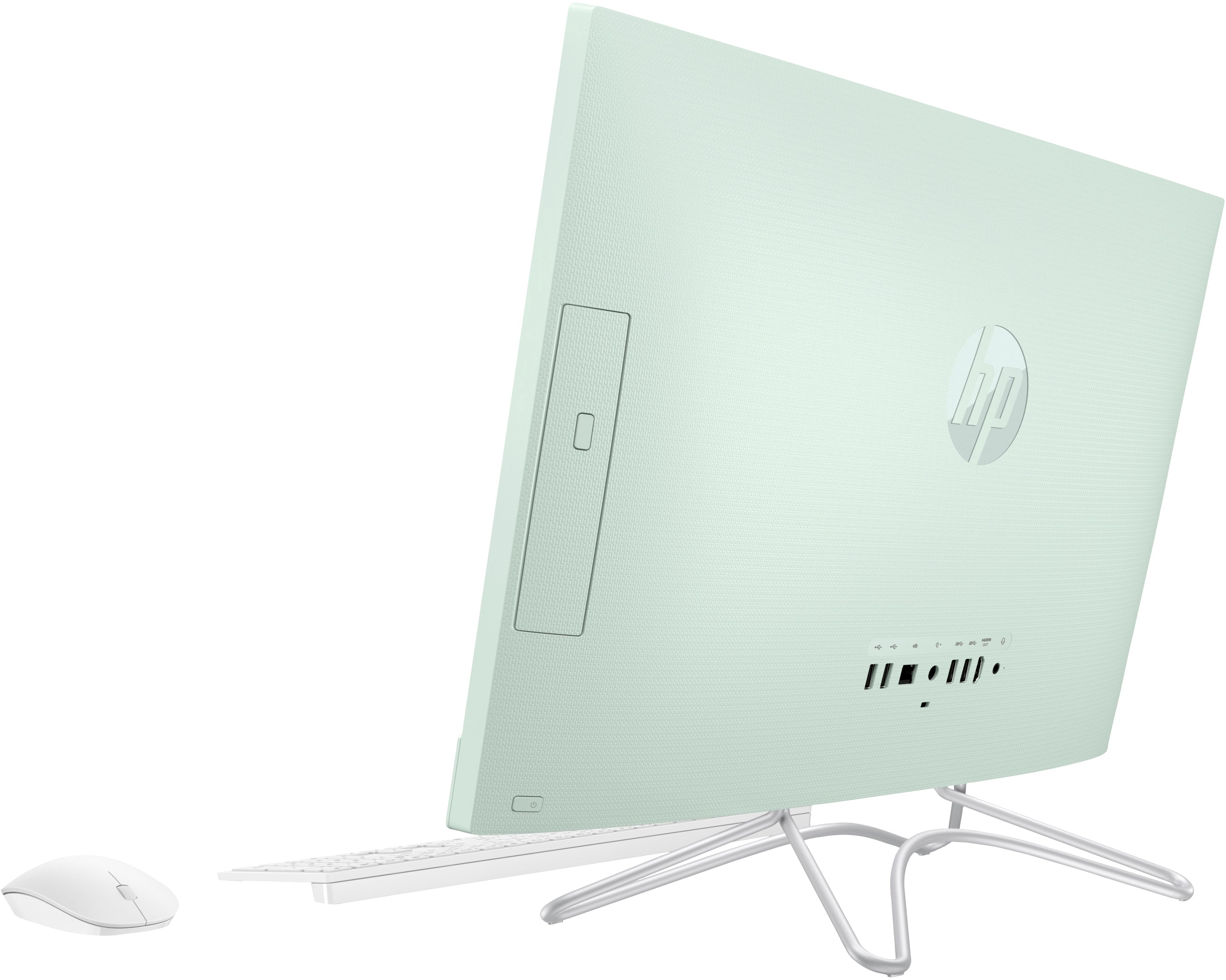 HP 24-f0032cy All-in-One (Touchscreen) Desktop PC, 23.8" FHD, AMD A9-9425, 3.10GHz, 4GB RAM, 1TB HDD, Windows 10 Home 64-Bit, Serenity Mint - 3LC03AA#ABA (Certified Refurbished)