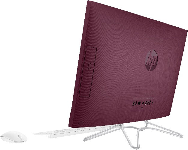 HP 24-f0042cy All-in-One (Touchscreen) Desktop PC, 23.8" FHD, AMD A9-9425, 3.10GHz, 4GB RAM, 1TB HDD, Windows 10 Home 64-Bit, Maroon Burgundy - 3LC04AA#ABA