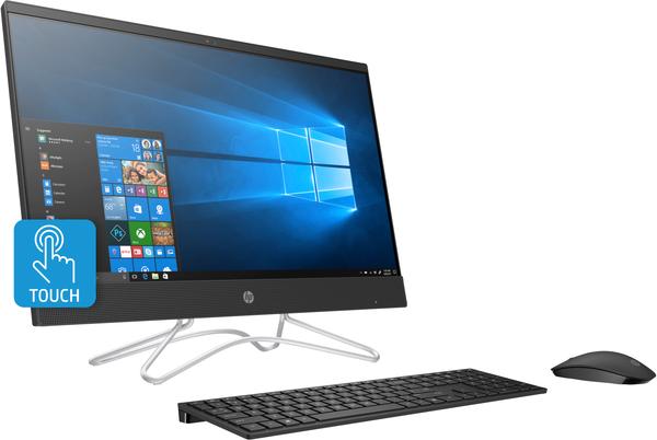 HP 24-f0022cy All-in-One (Touchscreen) Desktop PC, 23.8" FHD, AMD A9-9425, 3.10GHz, 4GB RAM, 1TB HDD, Windows 10 Home 64-Bit, Jet Black - 3LC02AA#ABA (Certified Refurbished)