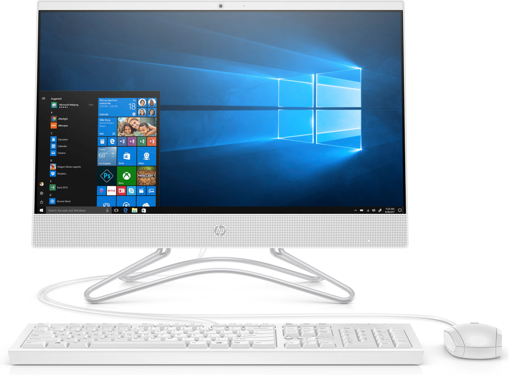 HP 22-c0053w 21.5" Full HD (Non-Touch) All-in-One Computer, Intel Pentium Silver J5005, 1.50GHz, 8GB RAM, 1TB SATA, Windows 10 Home 64-Bit - 3LC17AAR#ABA (Certified Refurbished)