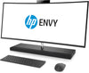 HP Envy 34-b137c 34" Wide Quad HD (Non-Touch) Curved All-in-One Computer, Intel Core i7-8700T, 2.40 GHz, 16GB RAM, 2TB HDD, 256GB SSD, Windows 10 Home 64-bit - 3LC19AA#ABA