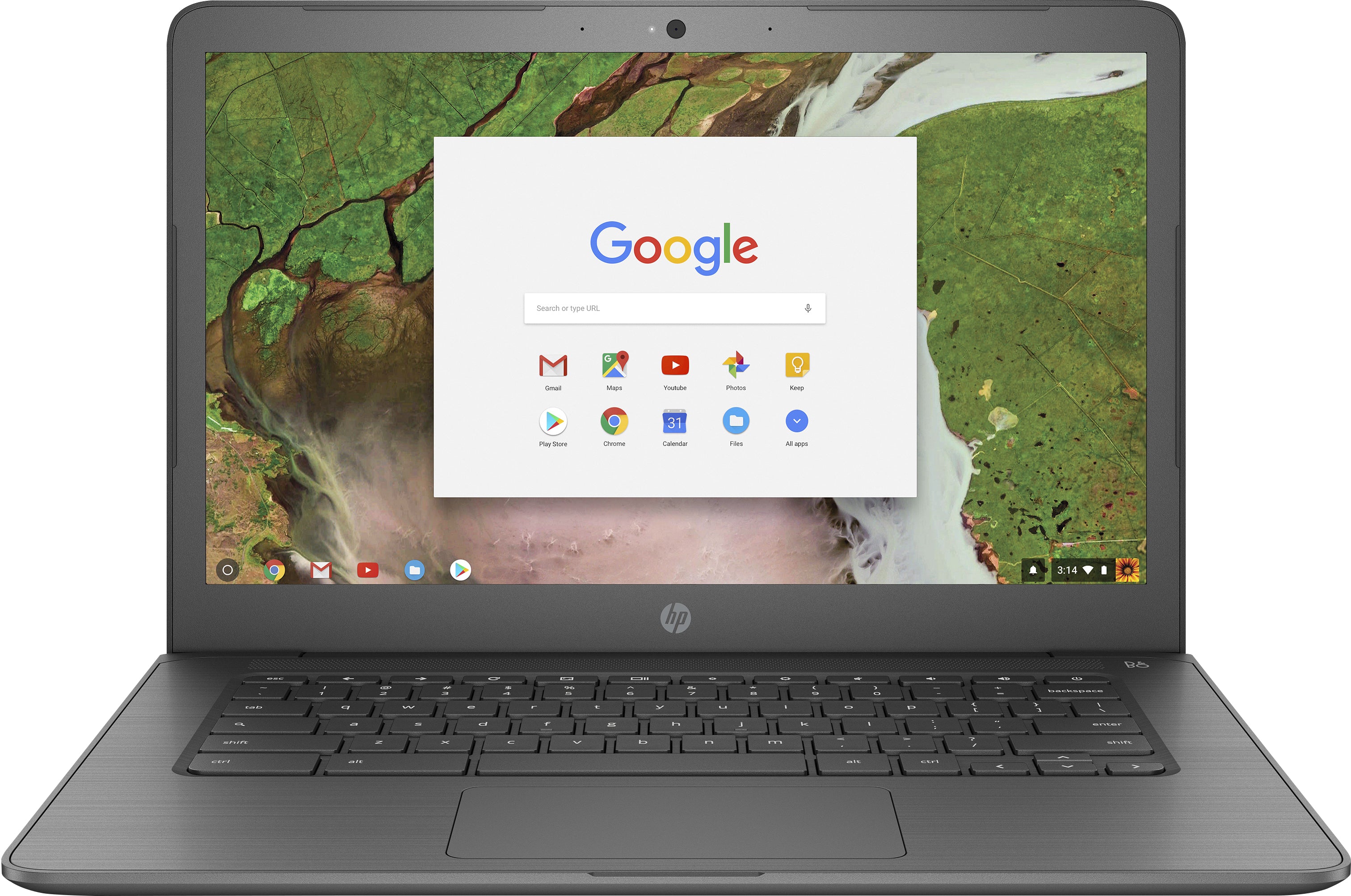 HP Chromebook 14 G5 14" LCD Chromebook Intel Celeron N3350 1.10GHz 4GB RAM 16GB SSD Chrome OS 3NU63UT#ABA