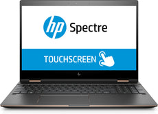 HP Spectre x360 15t-ch000 15.6" 4K UHD (Touchscreen) Convertible Notebook, Intel Core i7, 1.80GHz, 8GB RAM, 512GB SSD, Windows 10 Home 64-Bit- 2KD76AA#ABA-WH2D