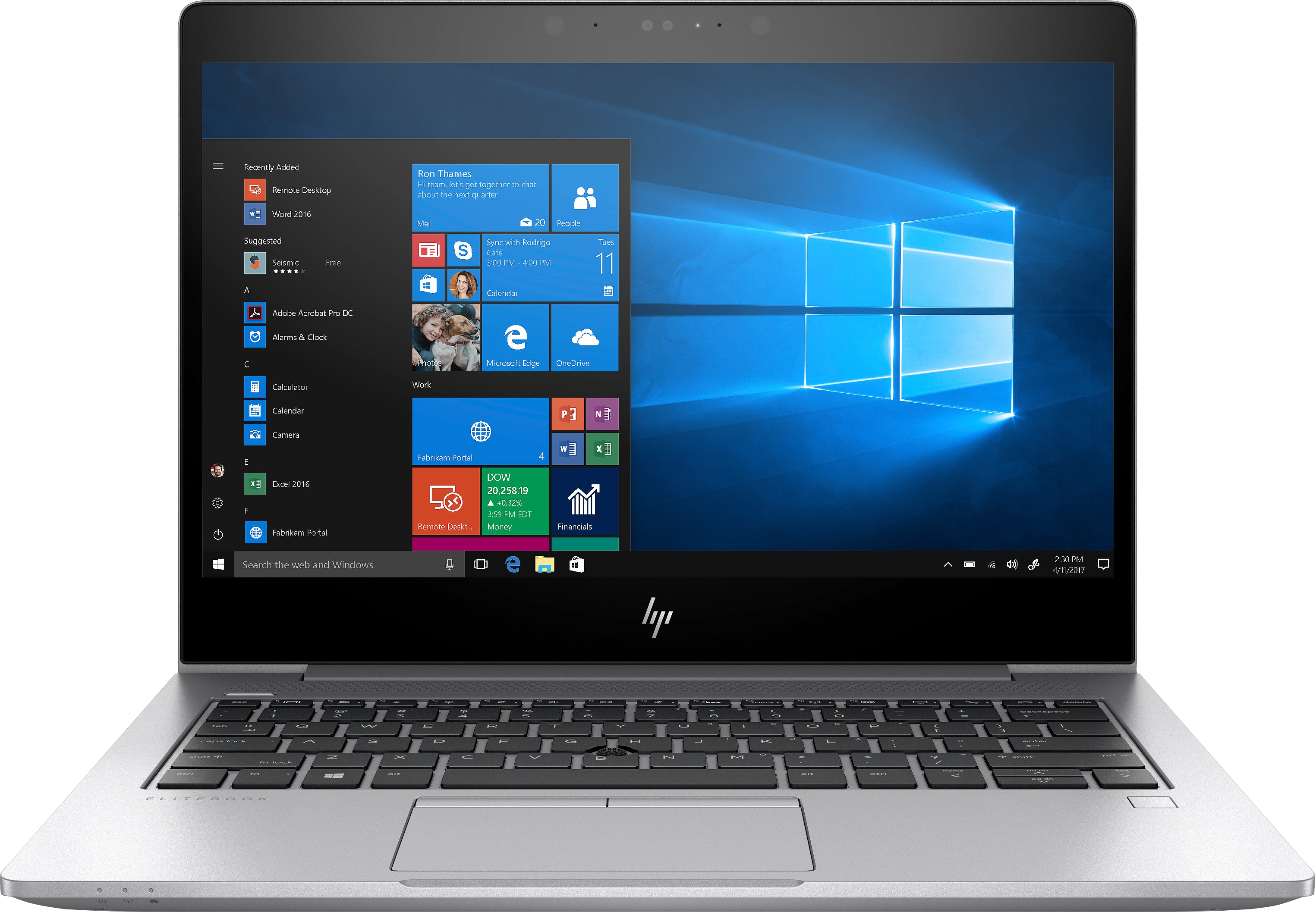 HP EliteBook 830-G5 13.3" FHD (NonTouch) UltraThin Notebook, Intel i5-8350U, 1.70G, 8GB RAM, 128GB SSD, Win10P - 8TT44U8#ABA
