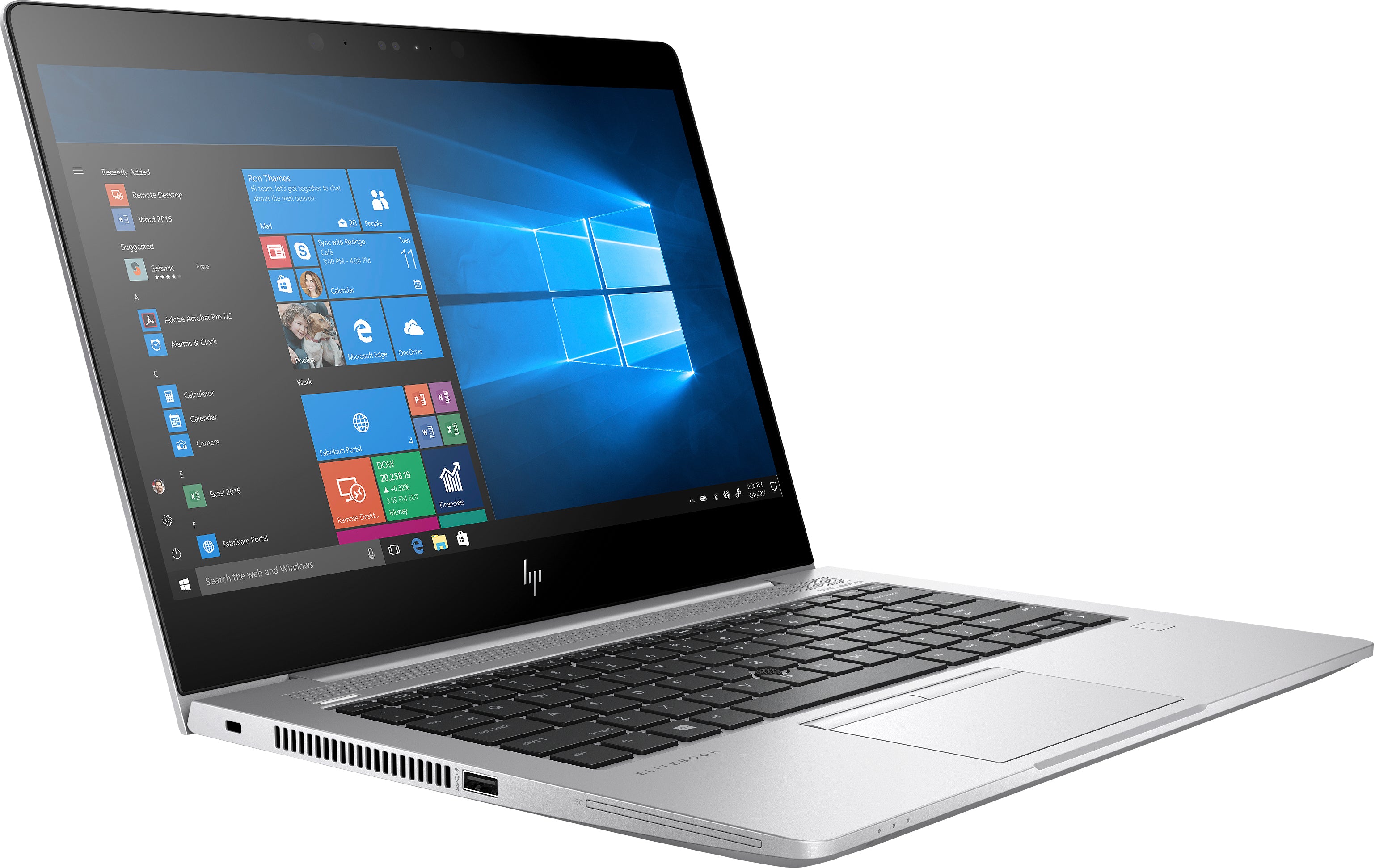 HP EliteBook 830-G5 13.3" FHD (NonTouch) UltraThin Notebook, Intel i5-8350U, 1.70G, 8GB RAM, 128GB SSD, Win10P - 8TT44U8#ABA