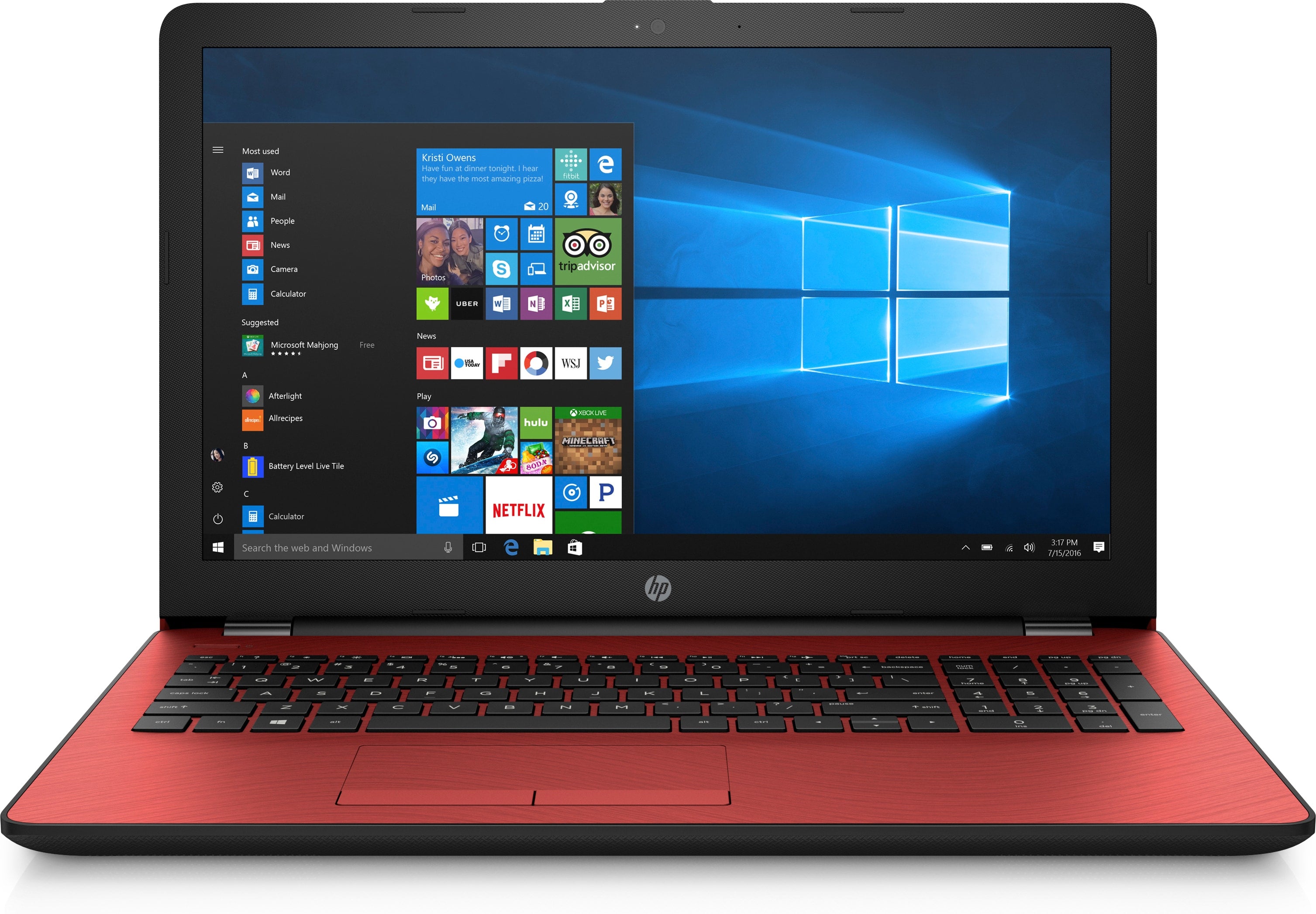 HP 15-bs234wm 15.6" HD (Non-Touch) Notebook, Intel Pentium Silver N5000, 1.10GHz, 4GB RAM, 500GB HDD, Windows 10 Home-64 Bit- 3TT19UA#ABA