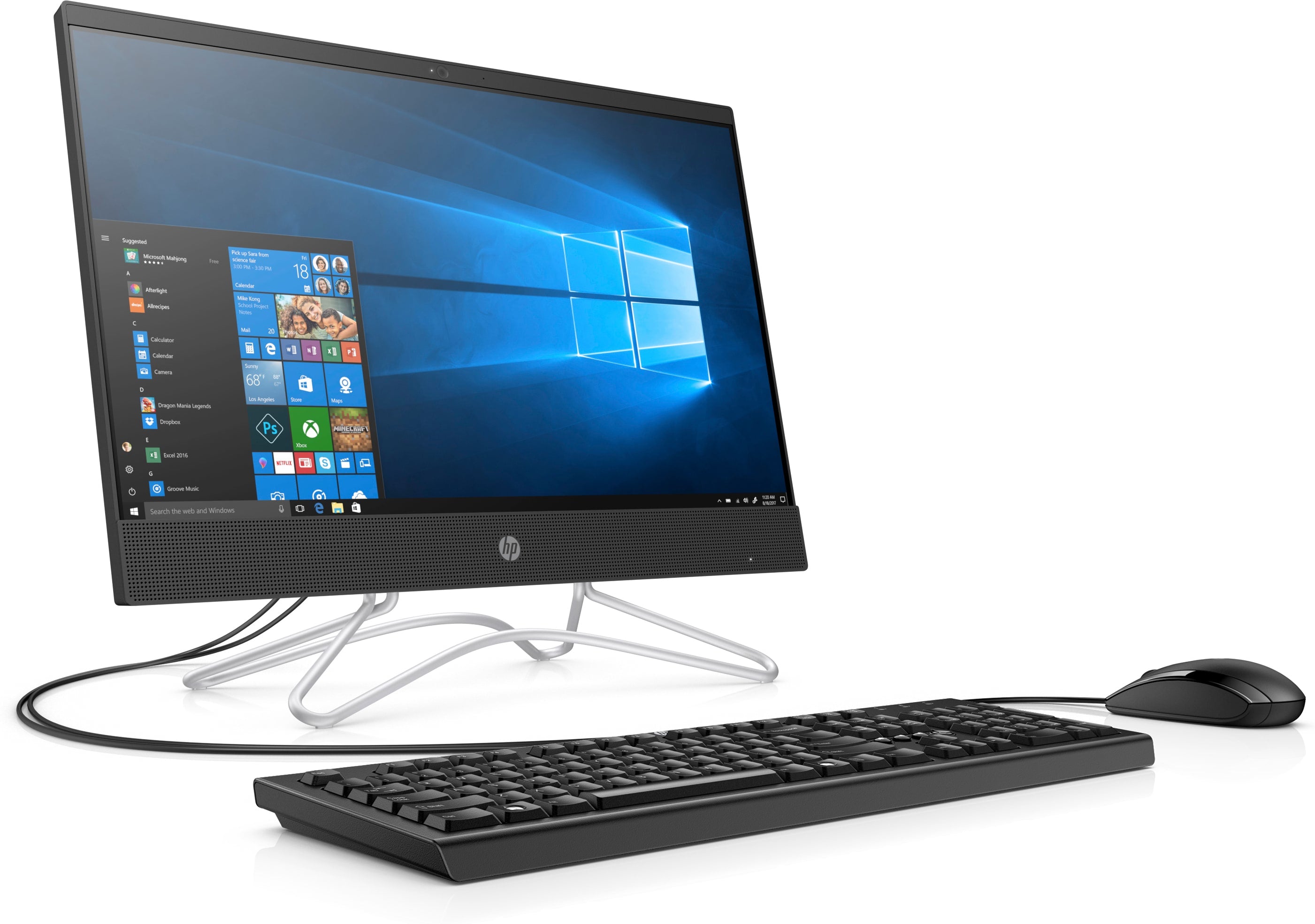 HP 22-c1035z 21.5" Full HD (Non-Touch) All-in-One Desktop PC, AMD Ryzen 5 3500U, 2.10GHz, 8GB RAM, 1TB HDD, Windows 10 Home 64-Bit - 3UQ60AA#ABA (Certified Refurbished)